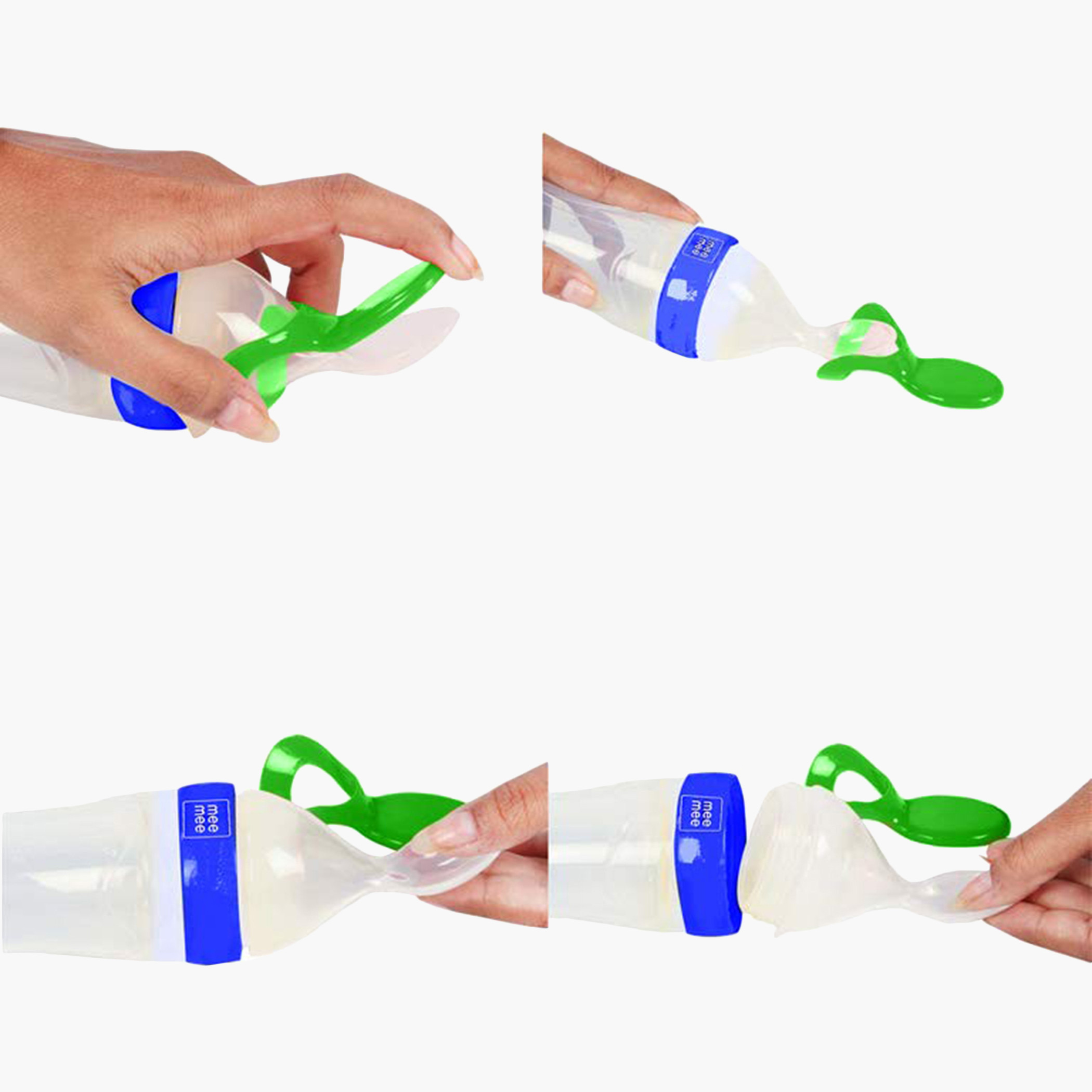 ملعقة سيليكون لإطعام الأطفال عن طريق الضغط مع حامل مدمج من مي مي-baby-feeding-feedingbottles-bottlesandteats-image-3