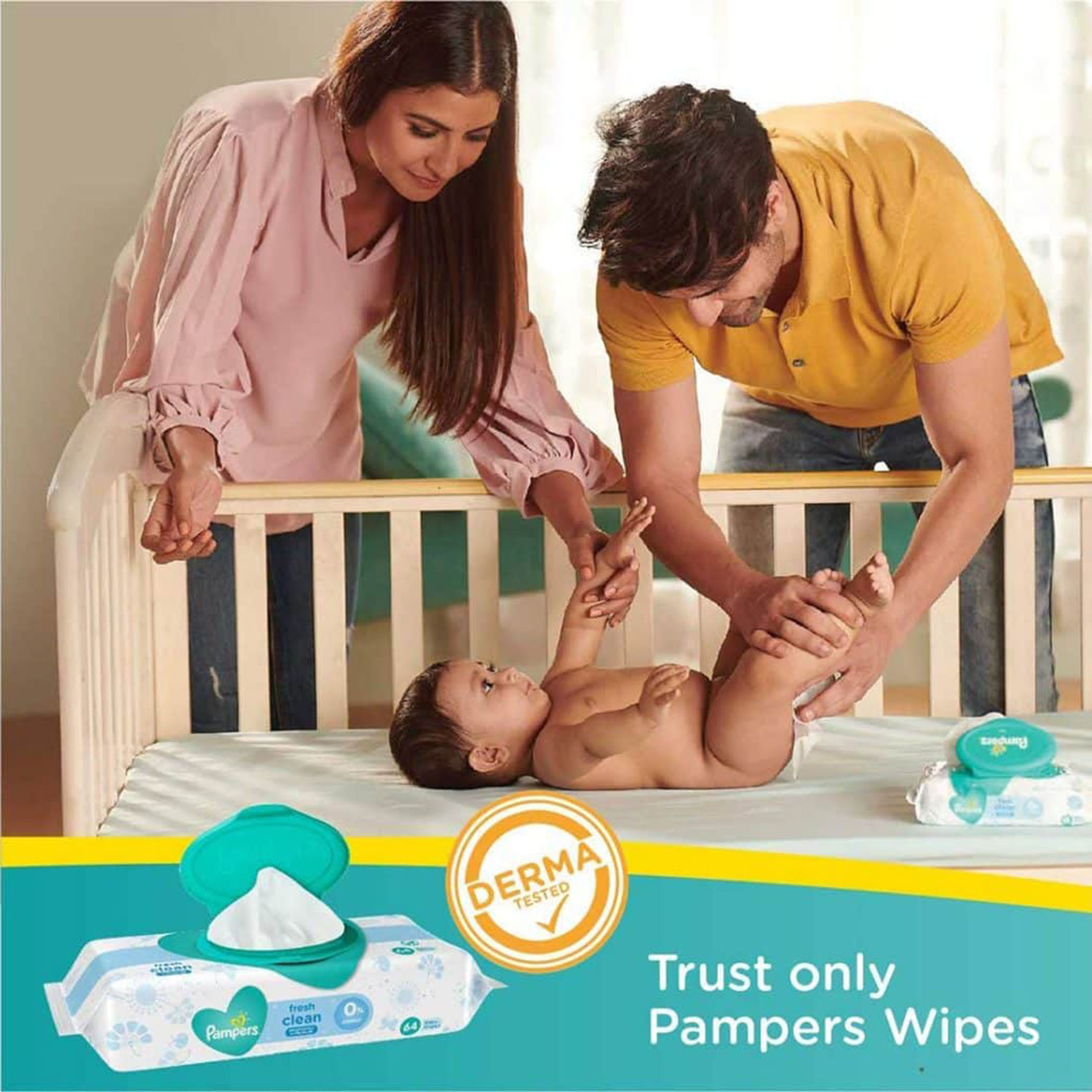 Pampers Baby Dry Pants Size New Born 0-5 Kgs - 62 Pieces-baby-diapering-diapers-image-2