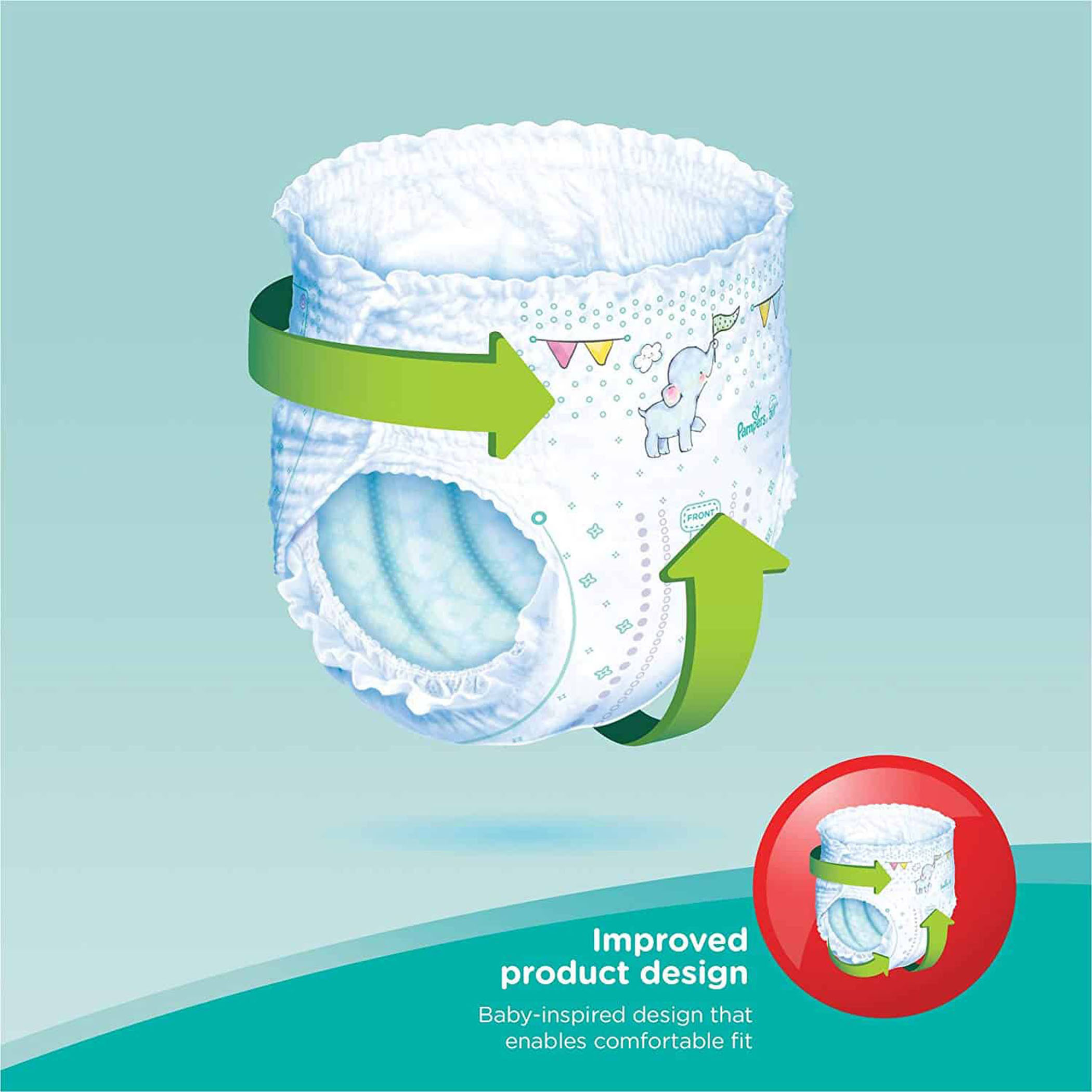Pampers Baby Dry Pants Size New Born 0-5 Kgs - 62 Pieces-baby-diapering-diapers-image-3