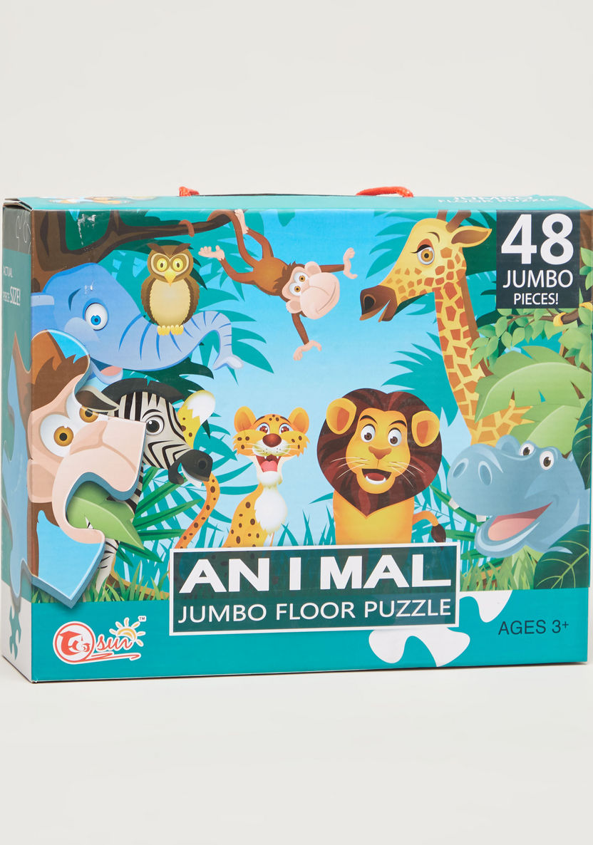 Haoxiang 48-Pieces Animals Jumbo Floor Puzzle-Blocks%2C Puzzles and Board Games-image-0
