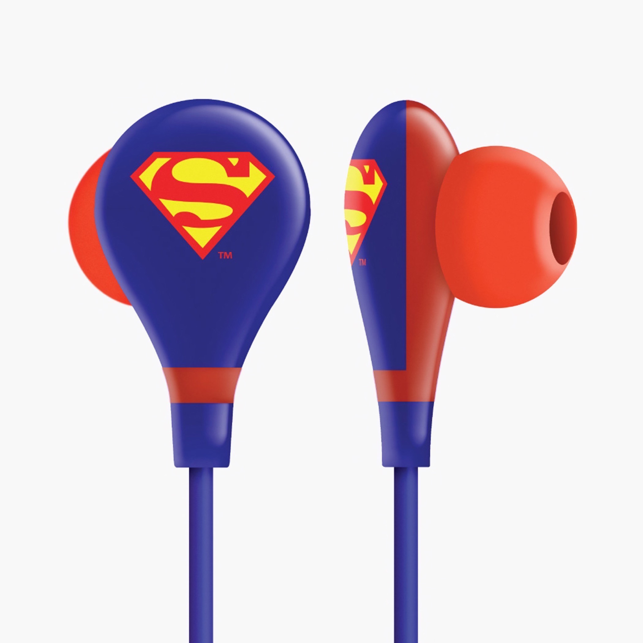 سماعات أذن إلترا باس مع ميكروفون بتصميم سوبر مان من تاتشمات-electronics-headphonesandearphones-image-2