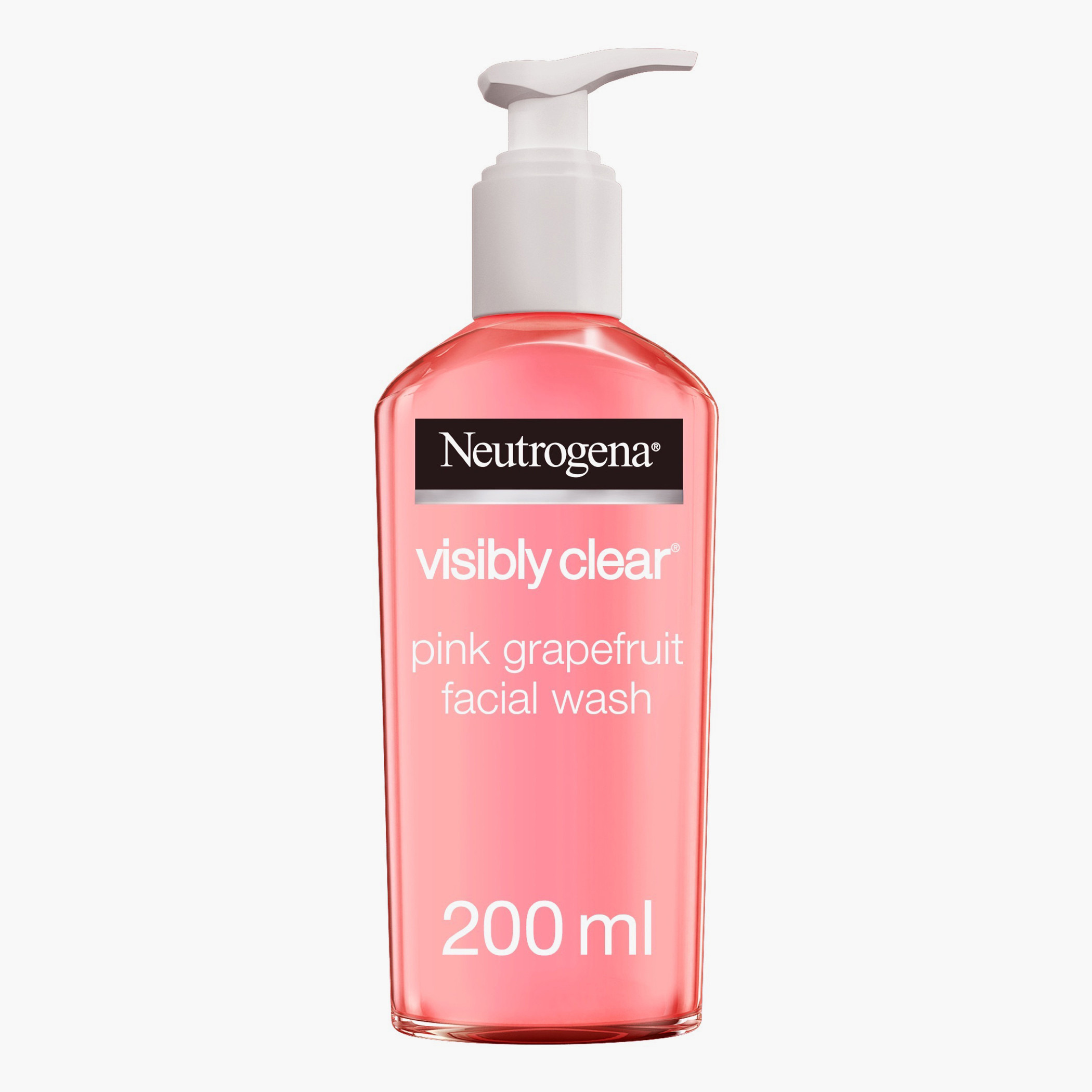 Neutrogena Visibly Clear Pink Grapefruit Facial Wash - 200 ml-beautyandpersonalcare-skin-cleansers-facewashandcleansers-image-1