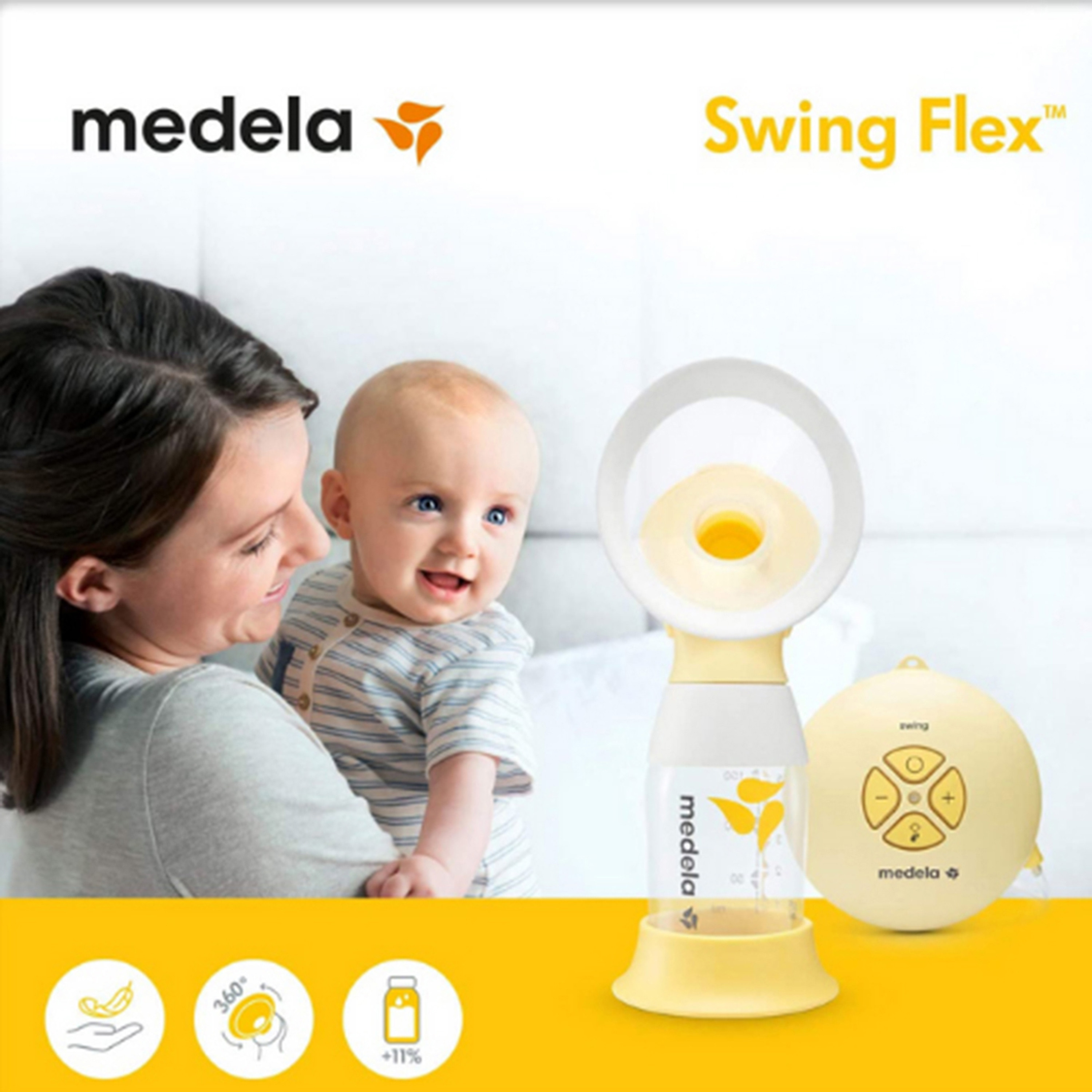 Medela Swing Flex Breast Pump-baby-feeding-breastfeedingandcare-image-3