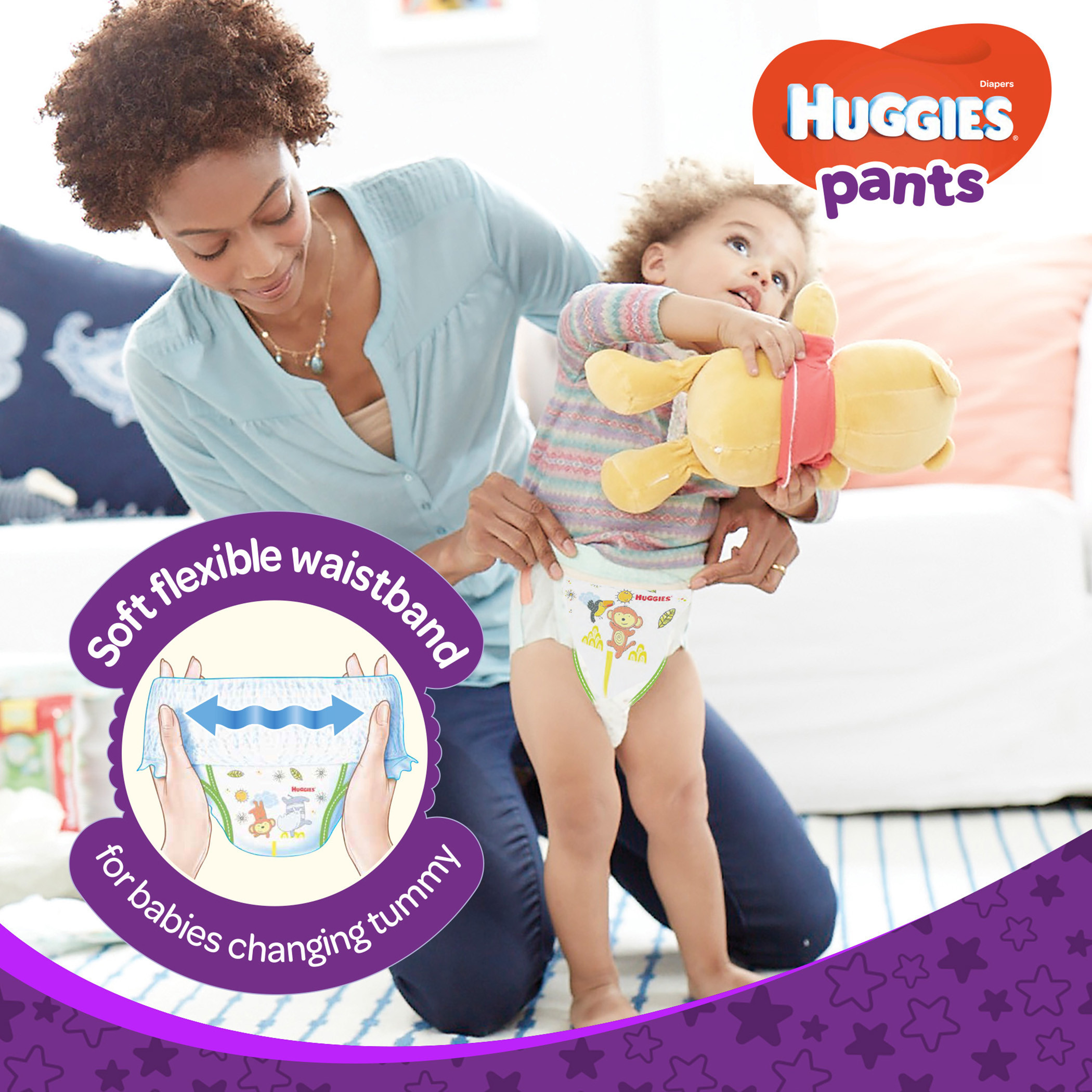 حفاضات هجيز كيلوت بطبعات مقاس 3 6 إلى 11 كلغ - 44 قطعة-baby-diapering-diapers-image-5