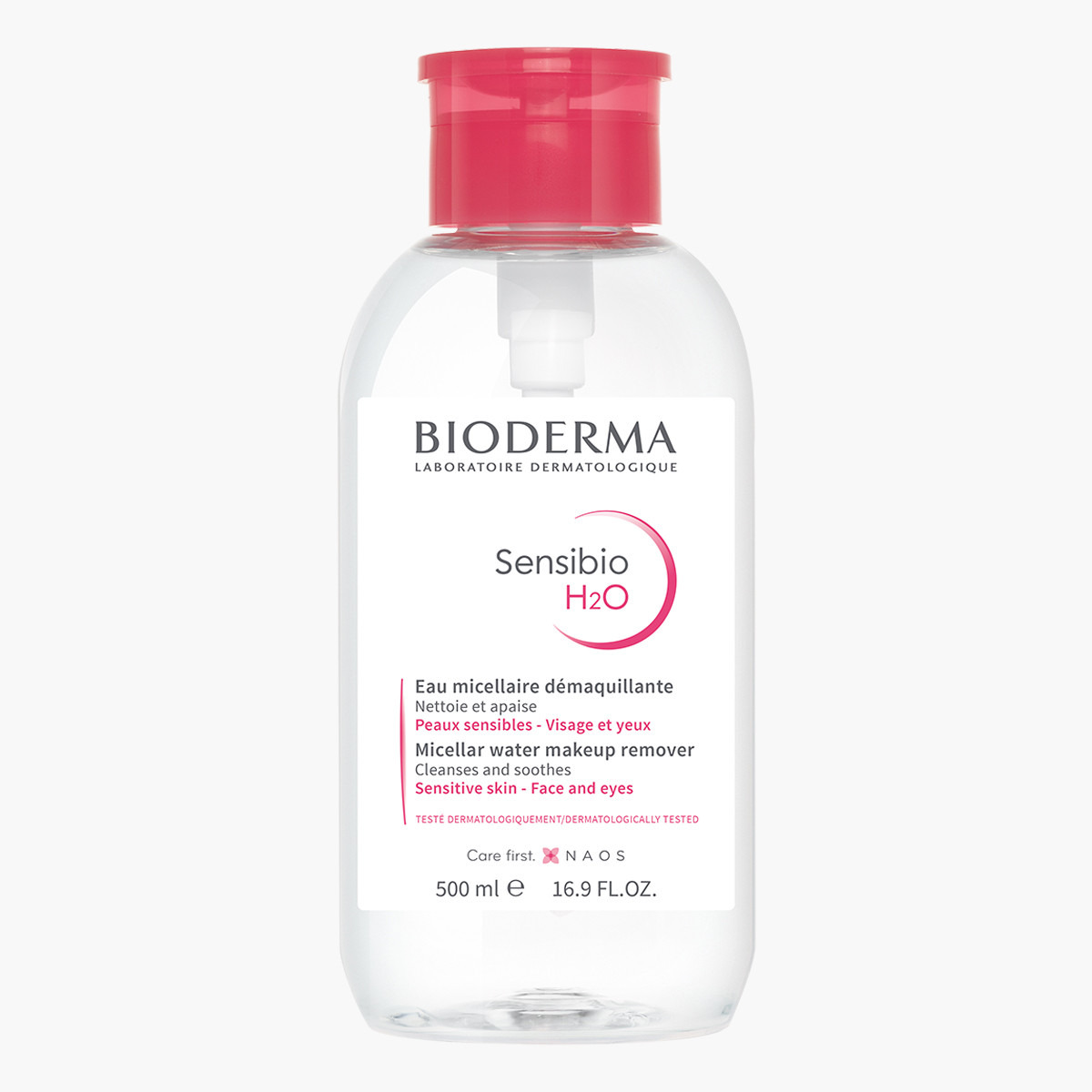 Bioderma Sensibio H2O Make-Up Removing Micellar Water with pump- 500 ml-beautyandpersonalcare-skin-cleansers-makeupremovers-image-1