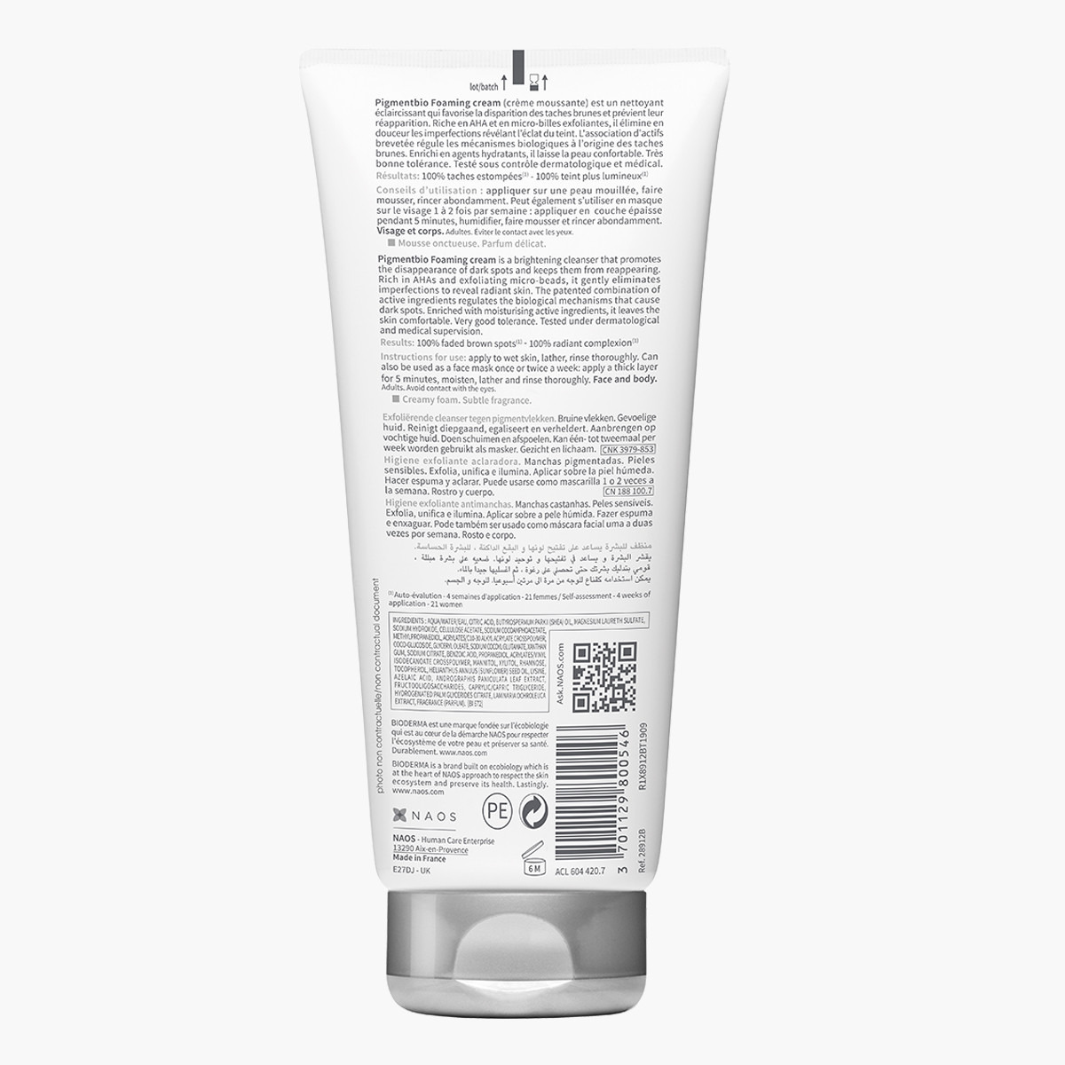 Bioderma Pigment Bio-Foaming Brightening Exfoliating Cleanser - 200 ml-beautyandpersonalcare-skin-cleansers-facewashandcleansers-image-2
