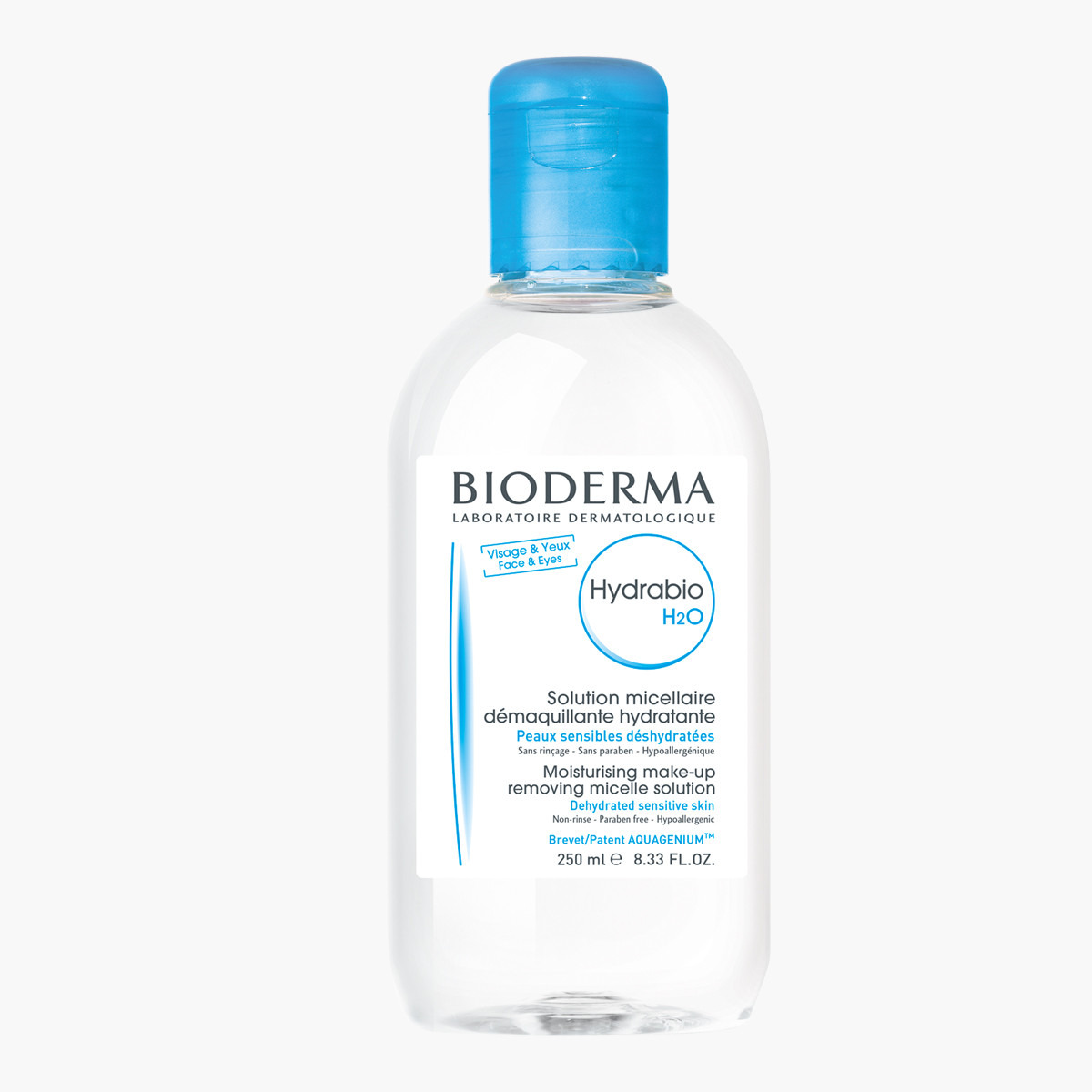 Bioderma Hydrabio H2O Makeup removing Micellar Solution - 250 ml-beautyandpersonalcare-skin-cleansers-tonerandmists-image-1