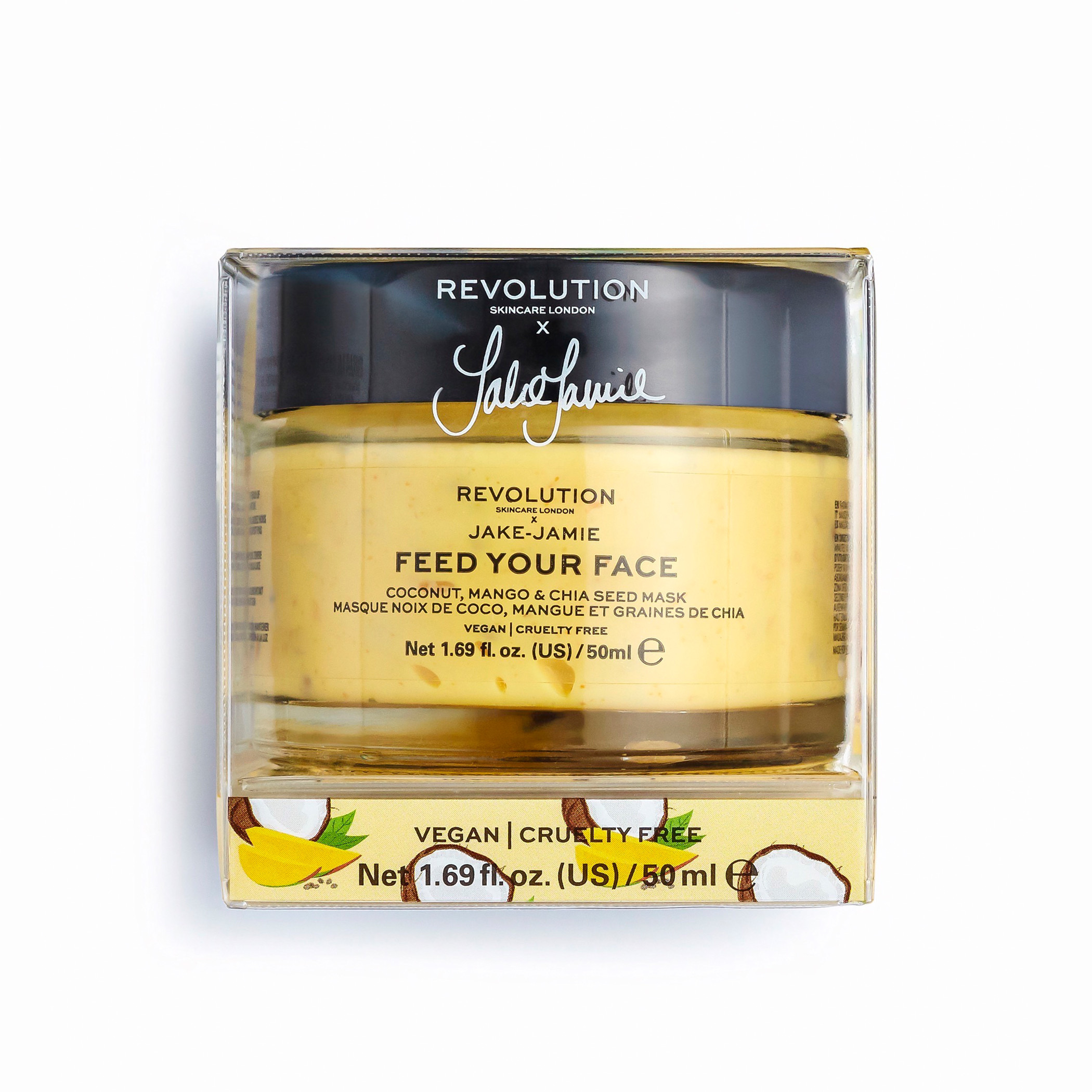 Revolution Skincare Jake Jamie Coconut Radiant Glow Face Mask - 50 ml-beautyandpersonalcare-skin-masks-masksandpeels-image-1