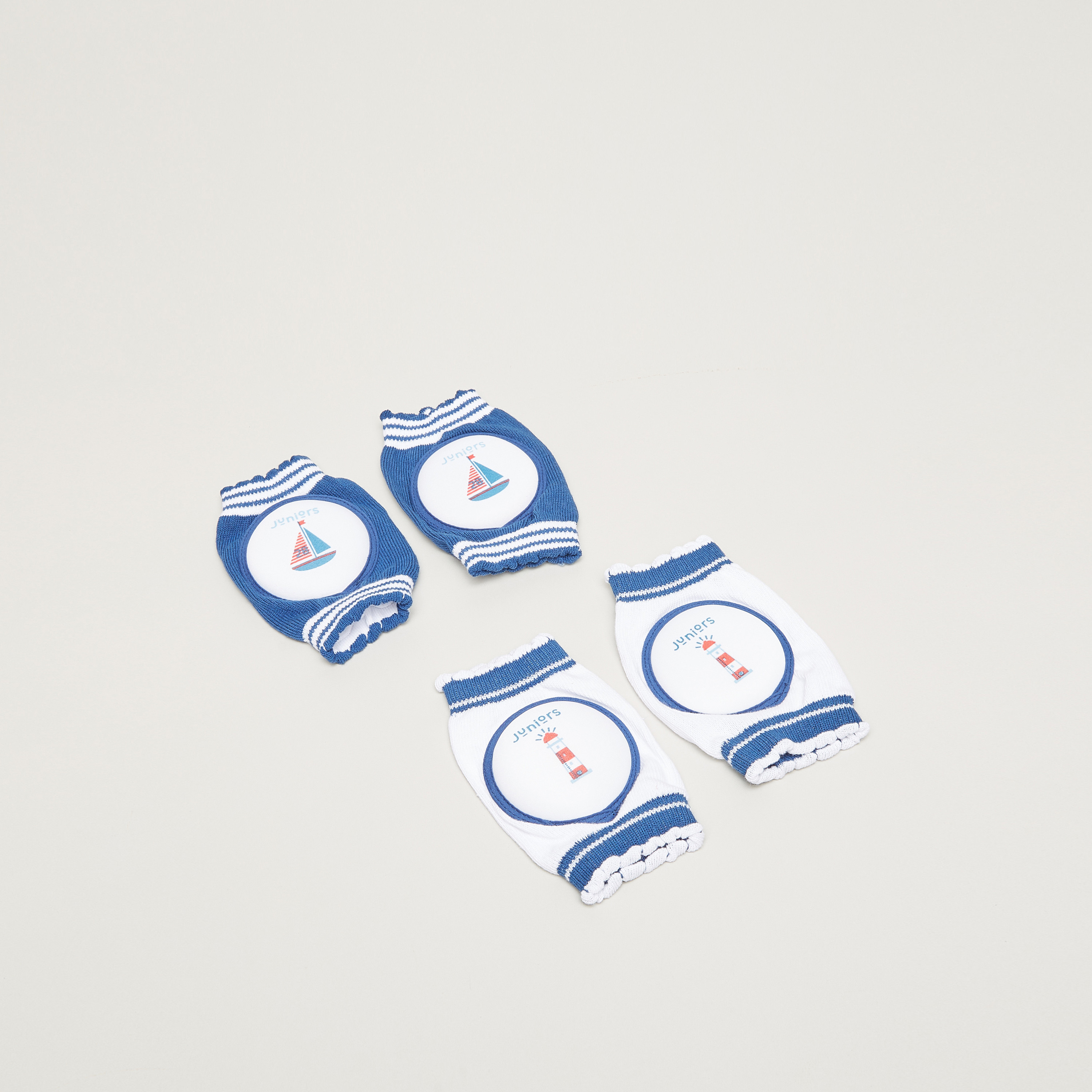 Juniors Textured Knee Pad with Cuffed Hem - Pack of 2-baby-healthandsafety-babyproofing-image-1