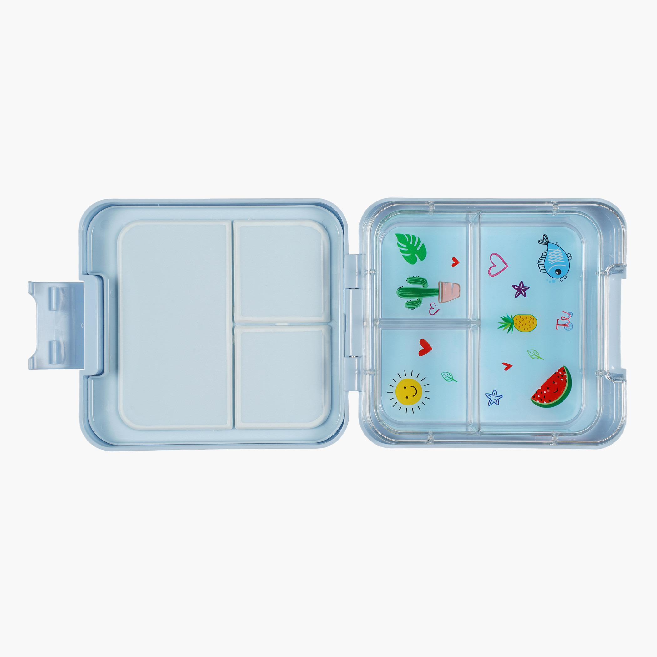 Tiny Wheels Textured Lunchbox with Clip Closure-school-lunchessentials-lunchboxes-image-5