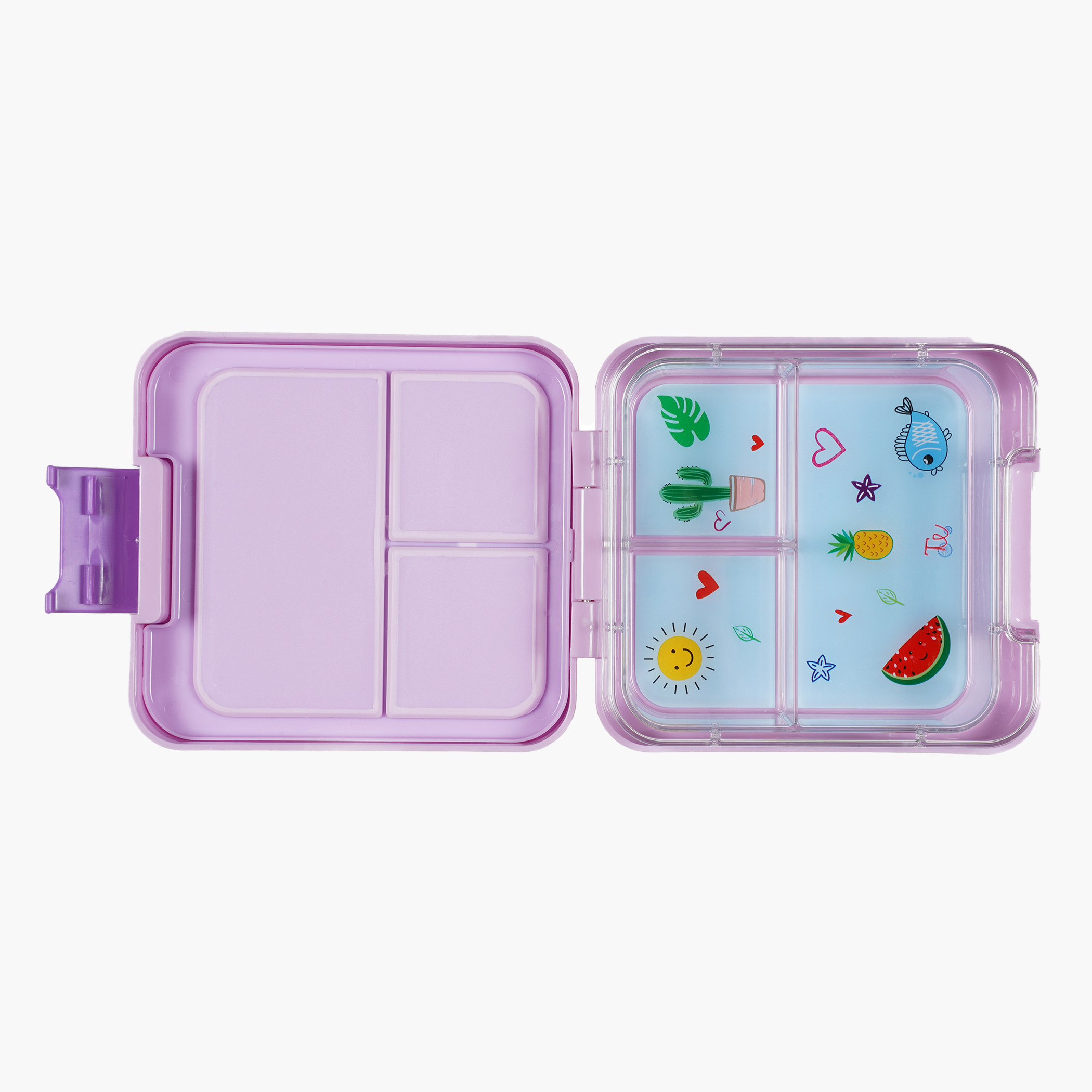 Tiny Wheels Textured Lunchbox with Clip Closure-school-lunchessentials-lunchboxes-image-8