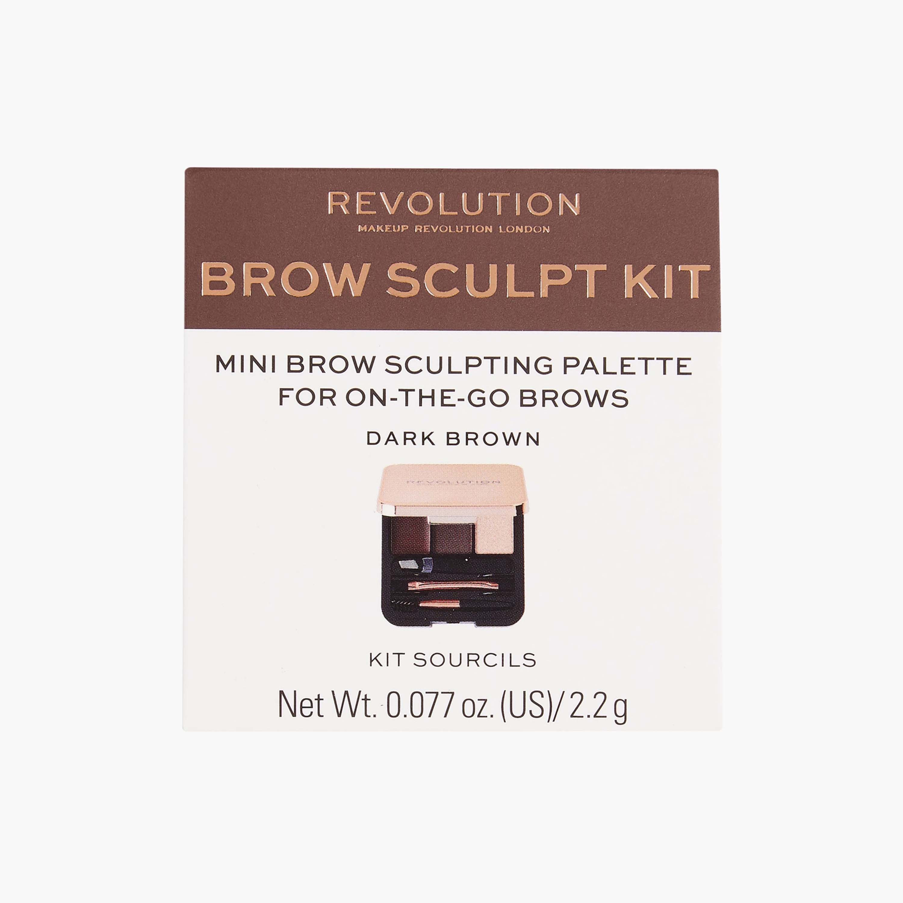 Makeup Revolution Brow Sculpt Kit - 2.2 gms-beautyandpersonalcare-makeup-eyes-eyebrows-image-4