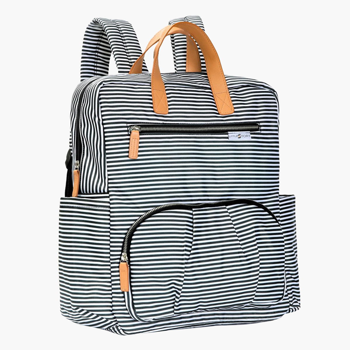 Striped diaper cheap bag backpack