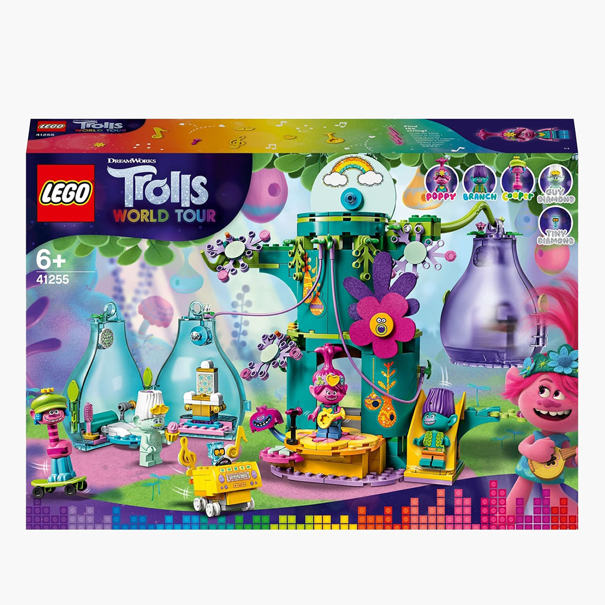 Buy LEGO Trolls 41255 Pop Village Celebration Online Mothercare