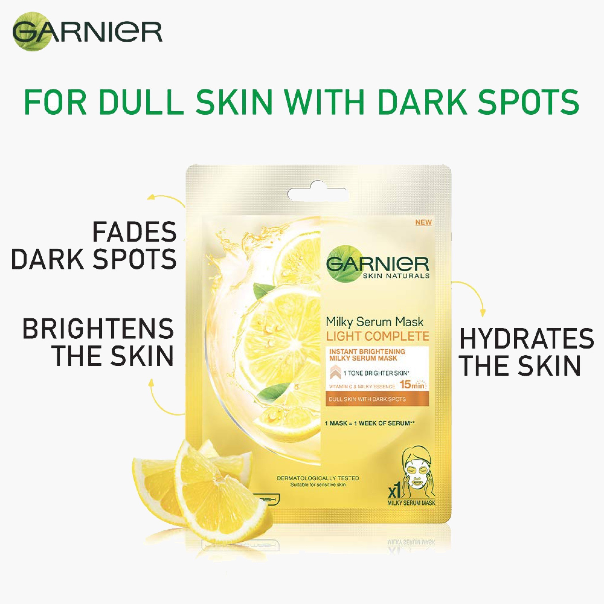 قناع سكين أكتيف ميلكي سيرم من غارنييه - 28 غرام-beautyandpersonalcare-skin-masks-masksandpeels-image-3