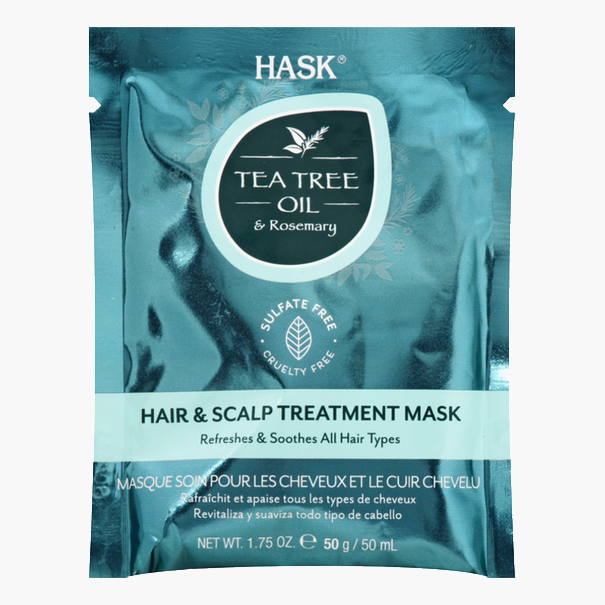 HASK Tea Tree Hair & Scalp Treatment Mask - 50 gms-beautyandpersonalcare-hair-haircare-hairmasksandcreams-image-1