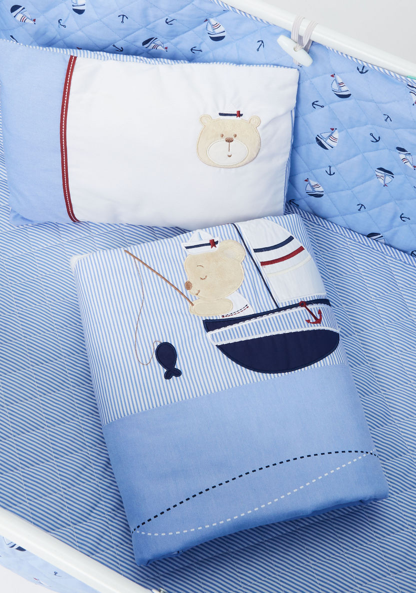 Juniors Printed 4-Piece Cradle Bedding Set-Baby Bedding-image-4