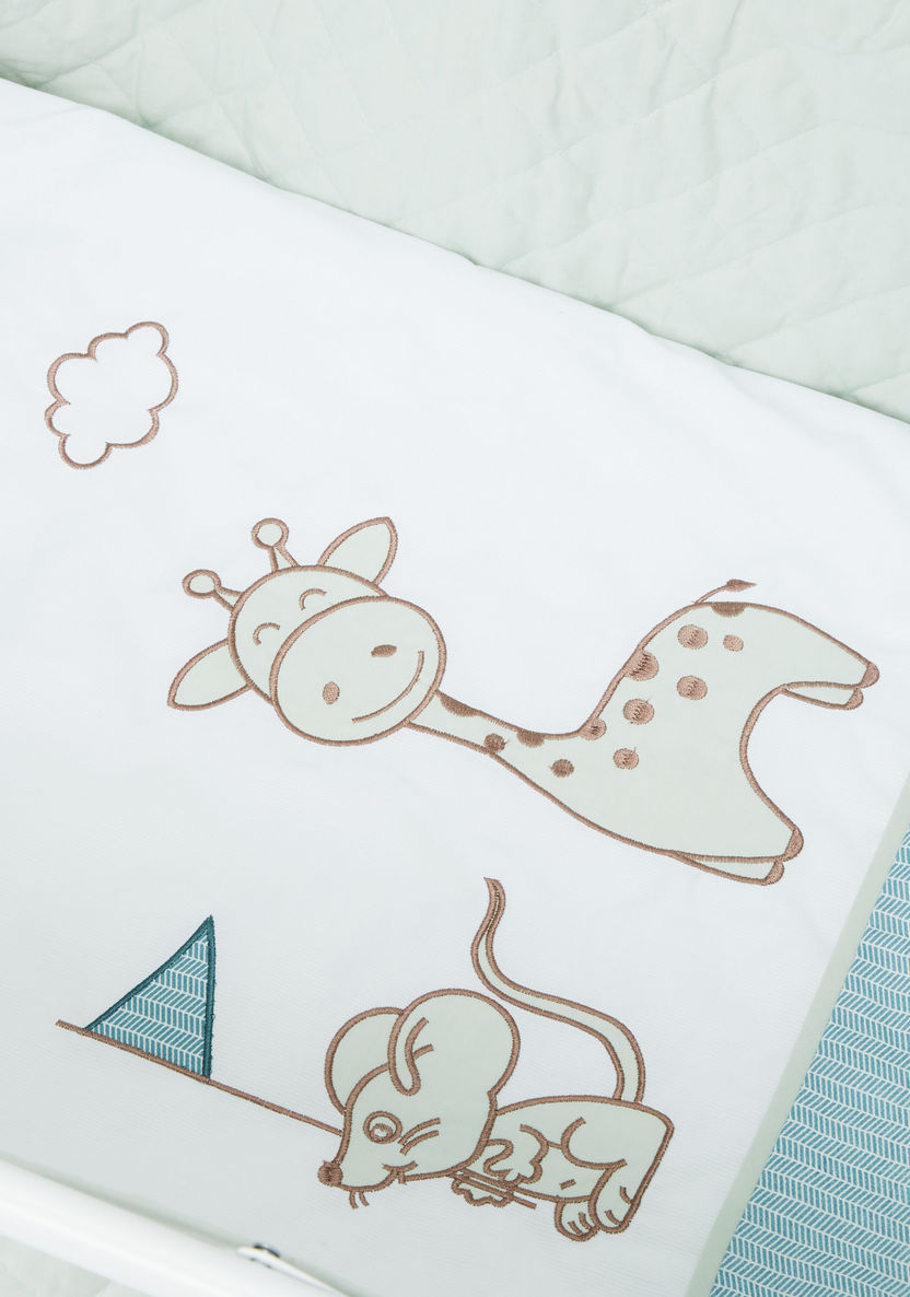 Juniors Printed 4-Piece Cradle Bedding Set-Baby Bedding-image-1