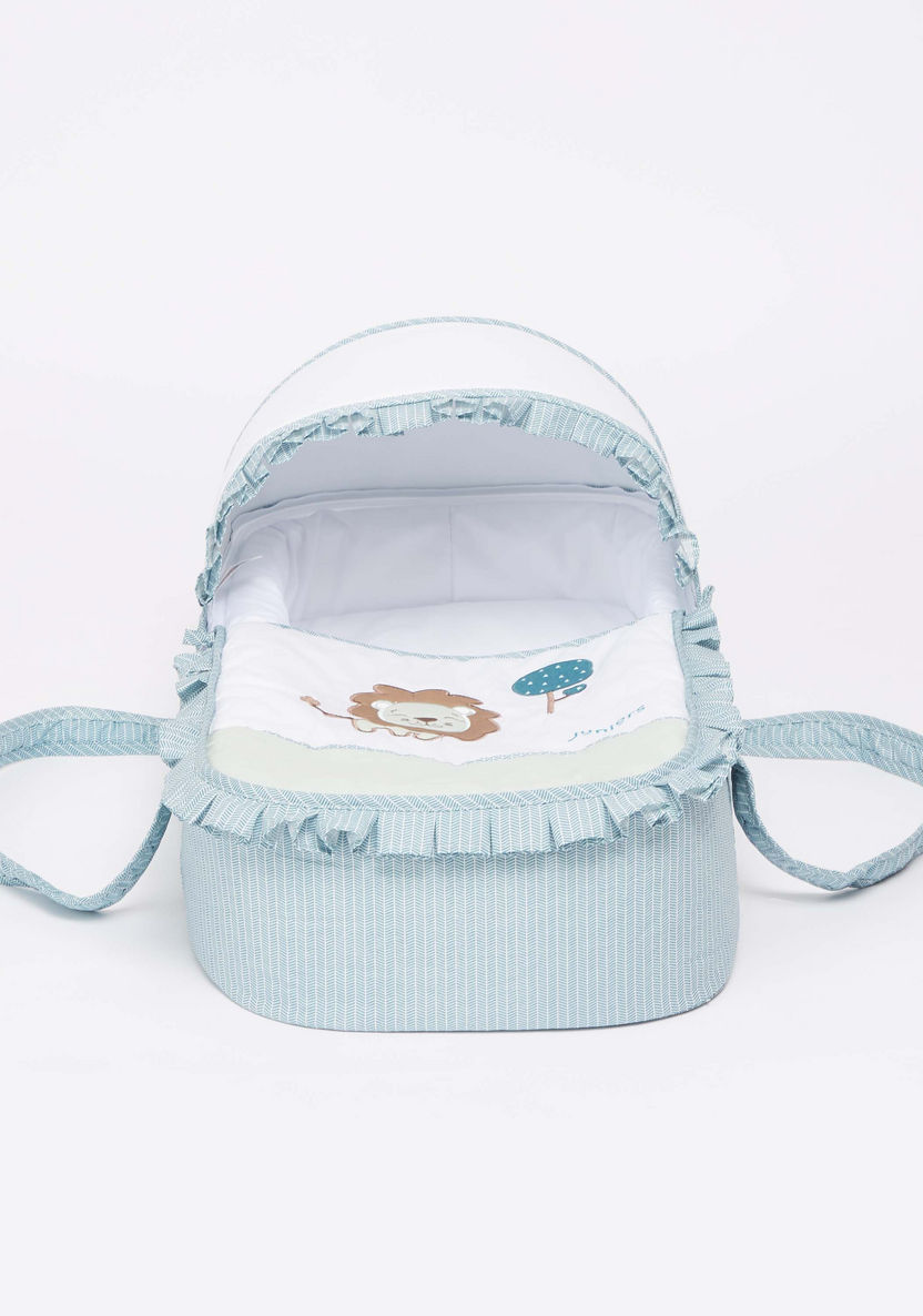 Juniors Jesse Lion Embroidered Carrycot-Carry Cots-image-1
