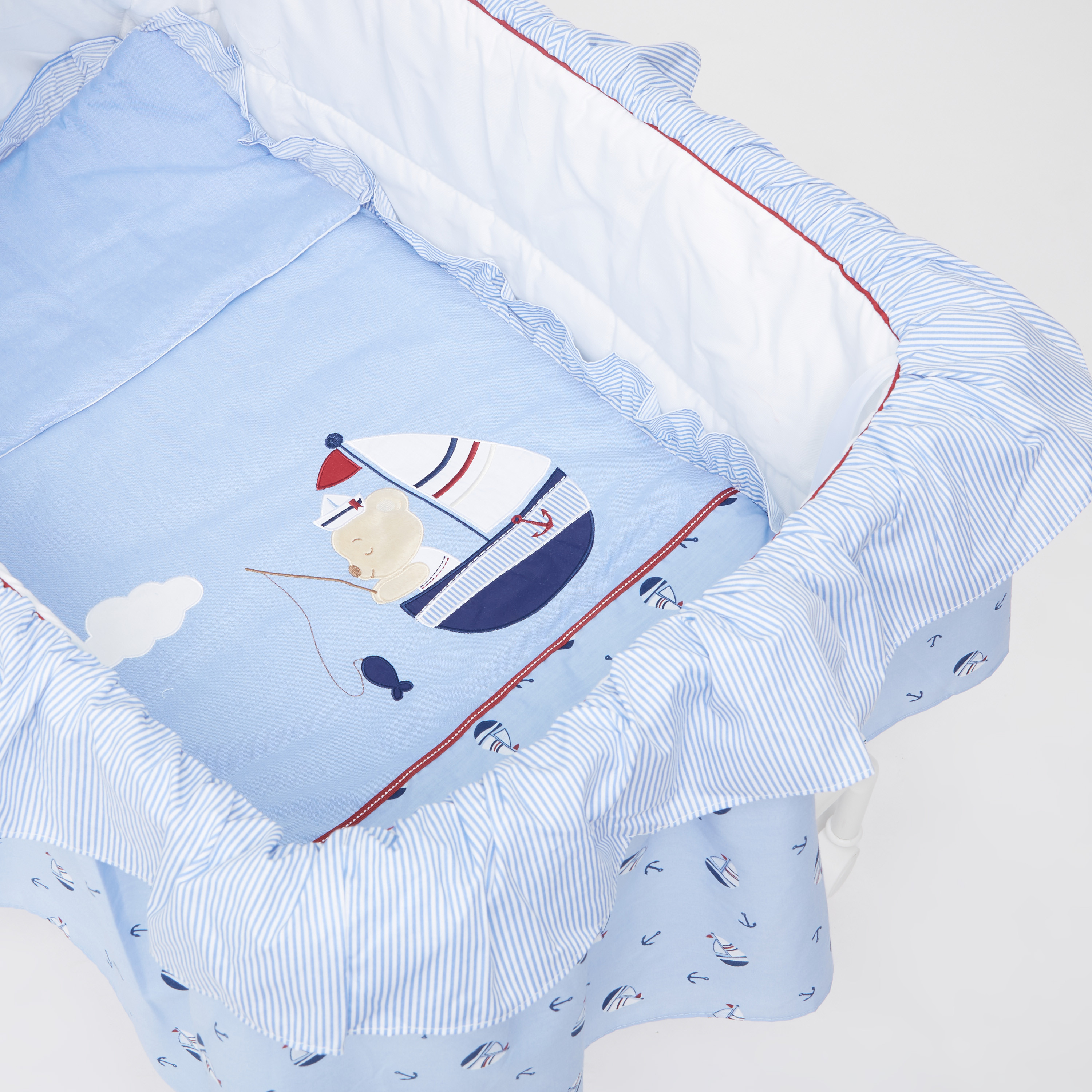 Juniors Printed Bassinet with Canopy-baby-nursery-furniture-cribsandbeds-bassinets-image-4