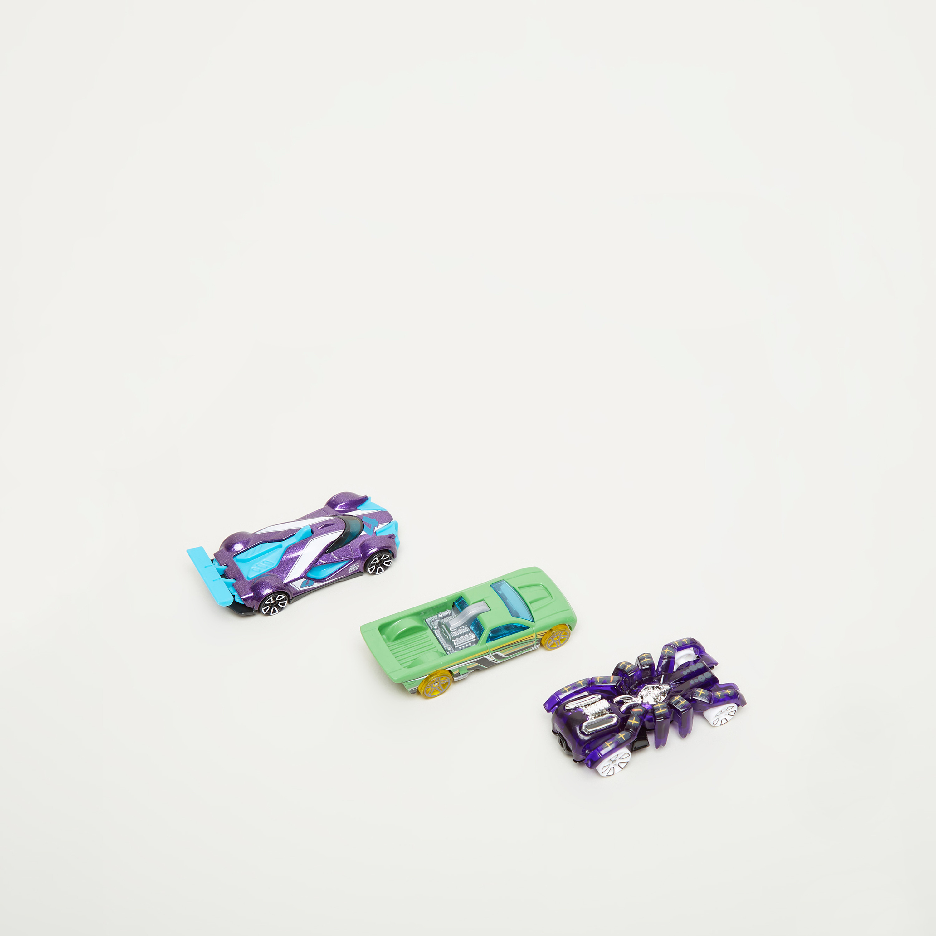 Hot Wheels 1:64 Scale Race Cars, Pick-Up Trucks, Rescue Vehicles, Hot Rods, 3-Pack (Styles May Vary)-toys-playvehicles-cars-image-5