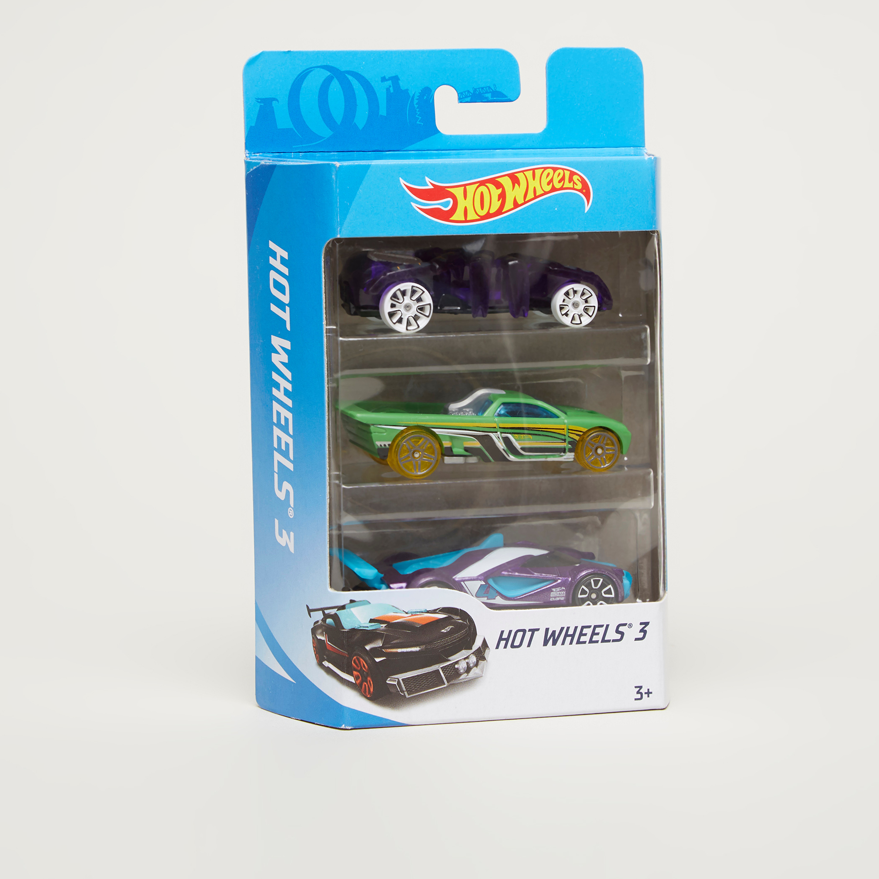Hot Wheels 1:64 Scale Race Cars, Pick-Up Trucks, Rescue Vehicles, Hot Rods, 3-Pack (Styles May Vary)-toys-playvehicles-cars-image-7