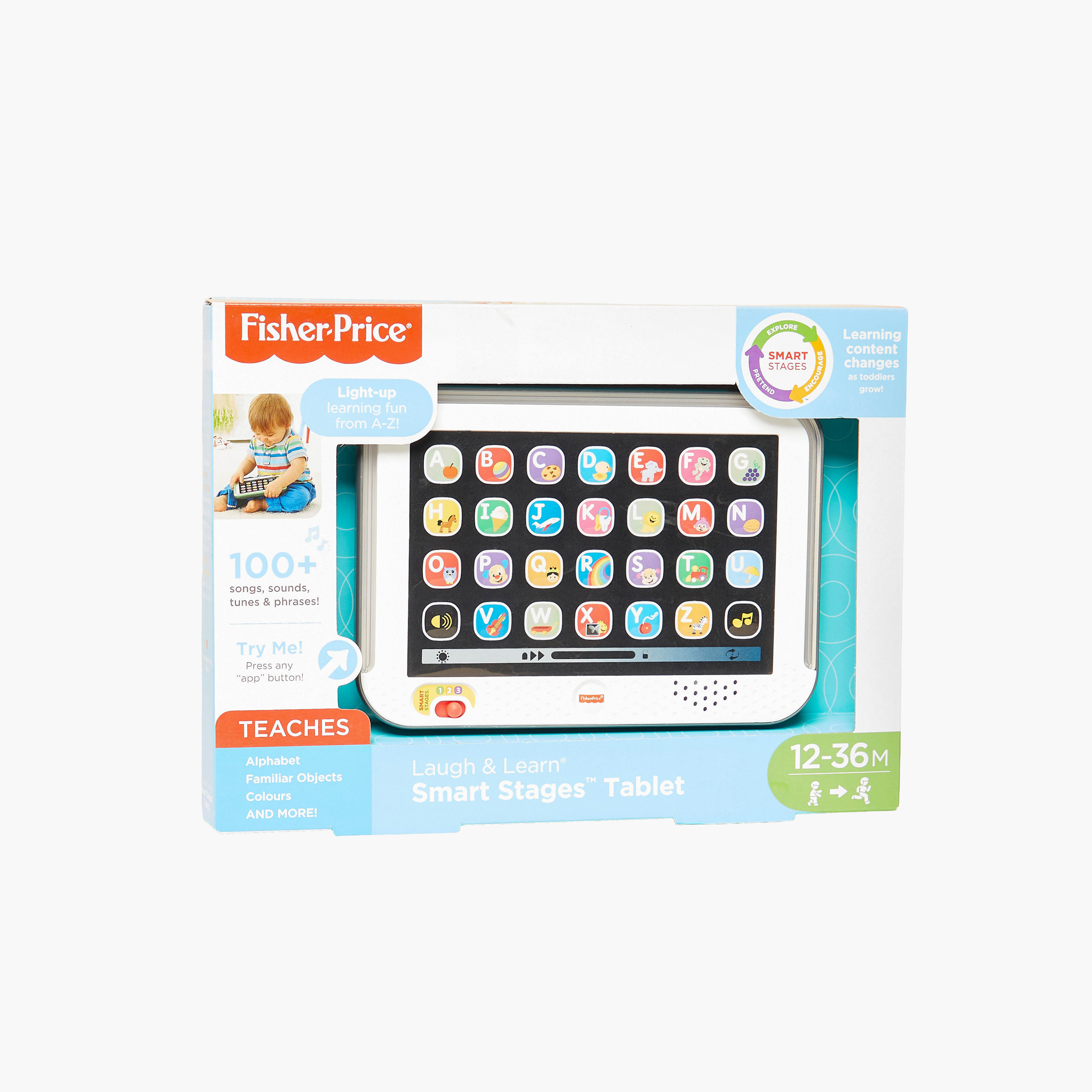 Fisher-Price Laugh & Learn Smart Stages Tablet Pretend Computer with Music & Lights-toys-babyandtoddlertoys-learningtoys-image-4