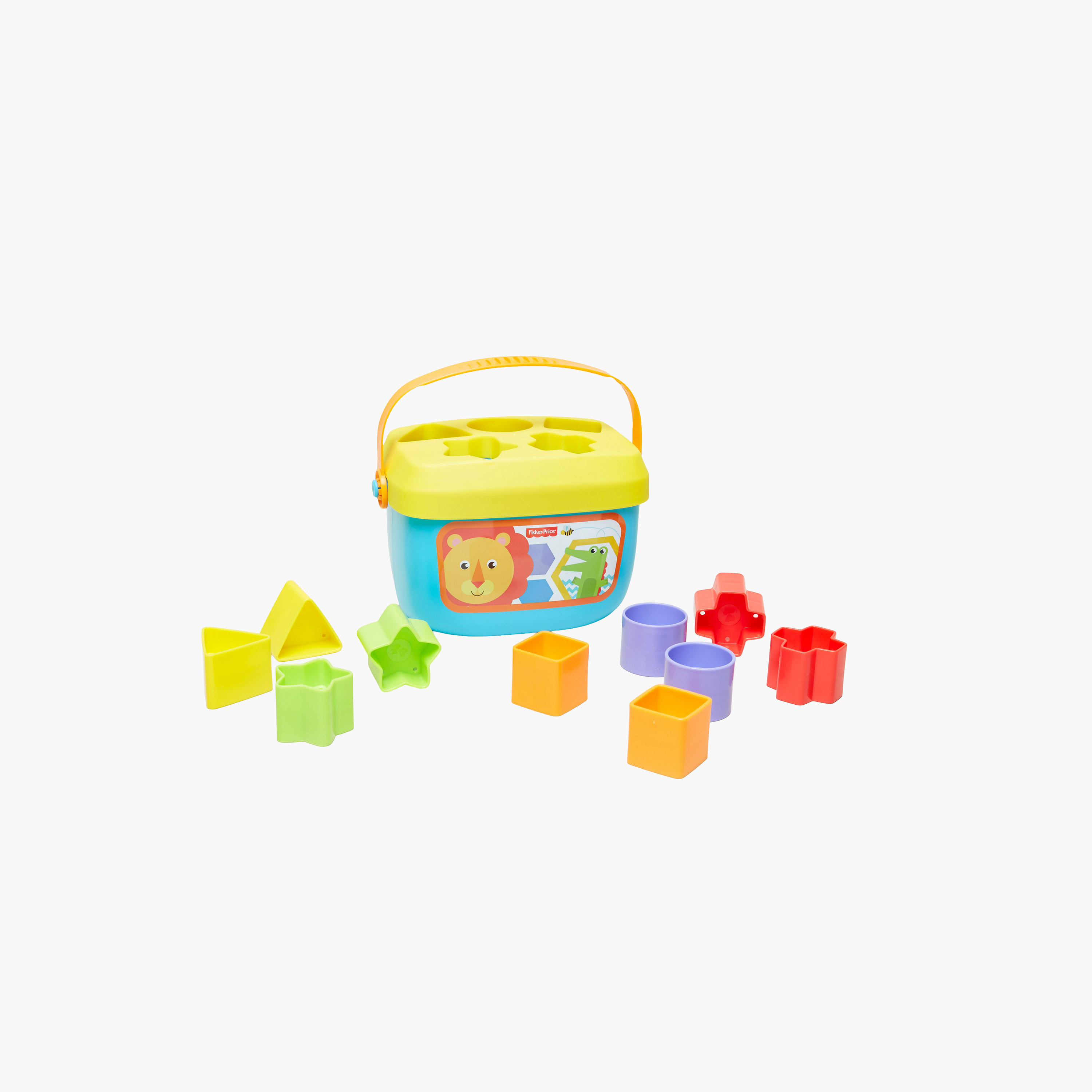 Fisher-Price Stacking Toy Baby’s First Blocks Set of 10 Shapes for Sorting Play -toys-babyandtoddlertoys-learningtoys-image-3