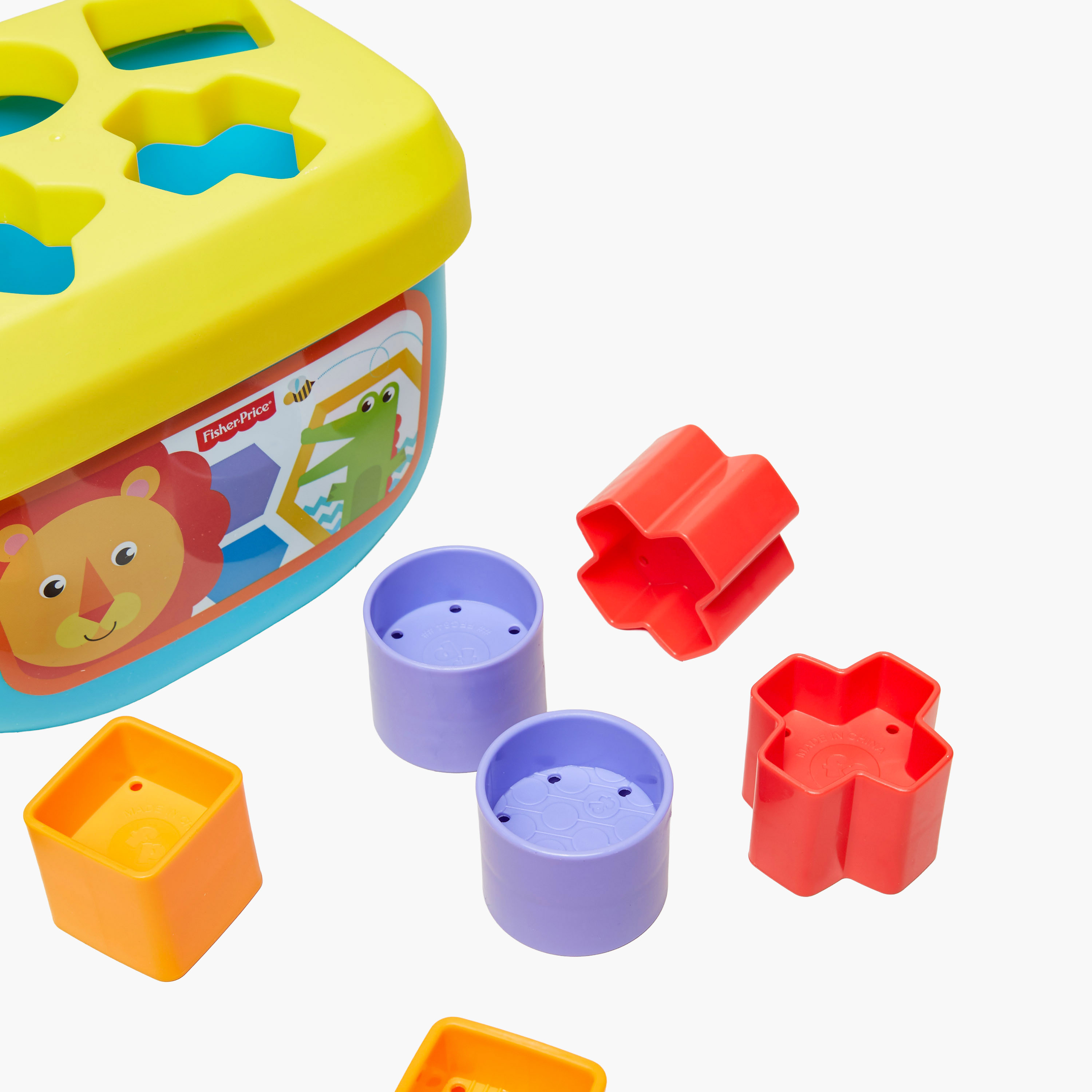 Fisher-Price Stacking Toy Baby’s First Blocks Set of 10 Shapes for Sorting Play -toys-babyandtoddlertoys-learningtoys-image-4