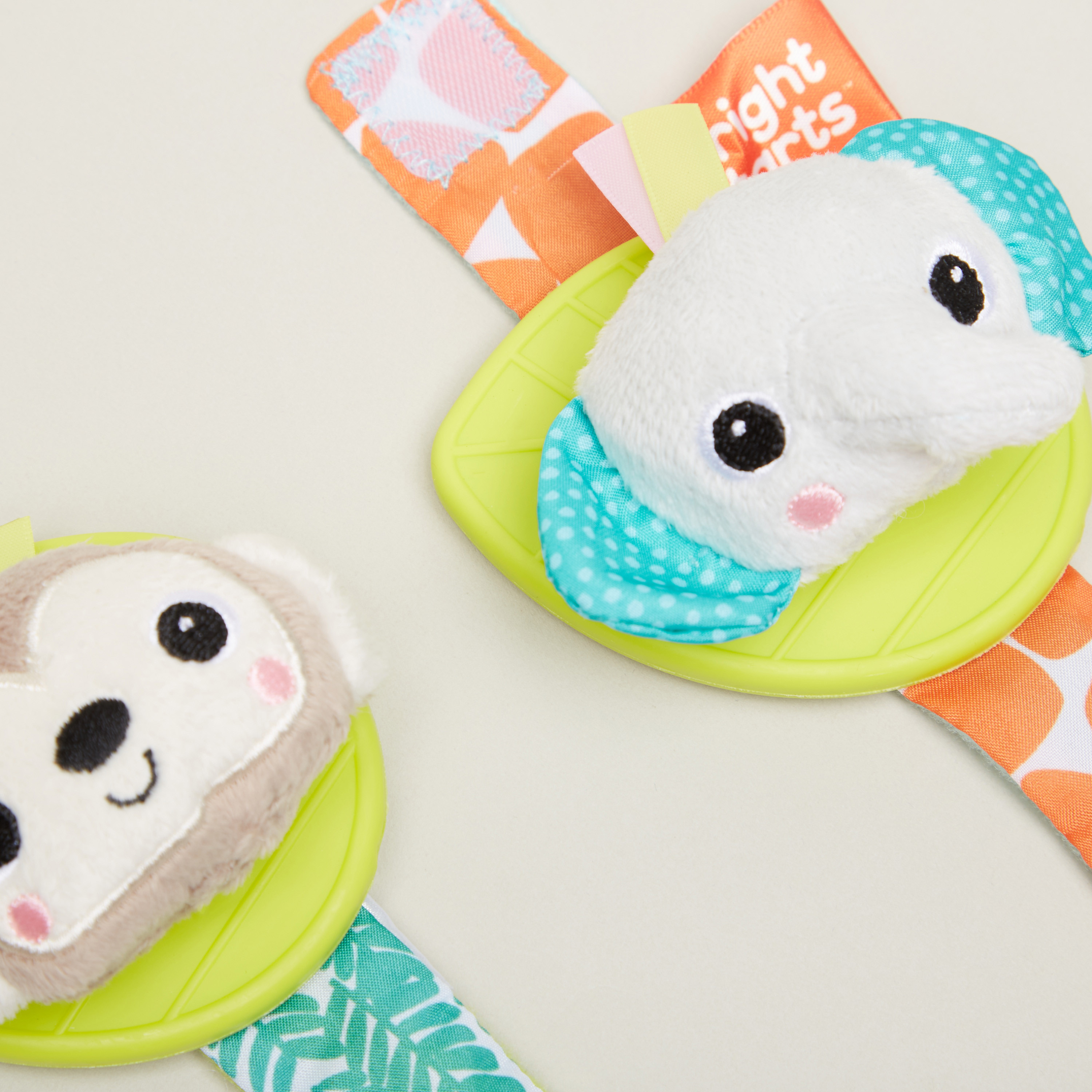 Bright Starts Applique Detail Wrist Rattle - Set of 2-toys-babyandtoddlertoys-rattlesandteethers-image-2