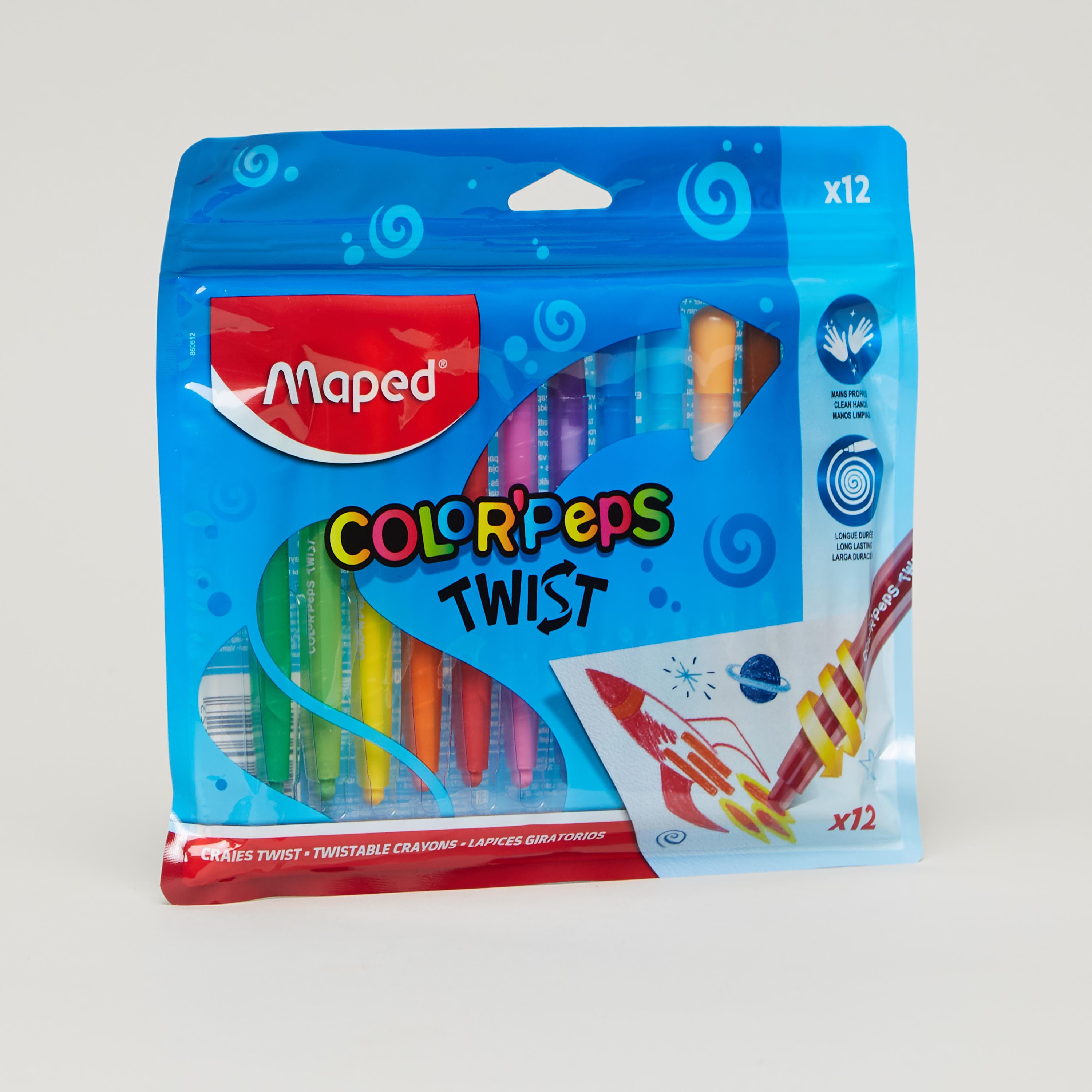 Color Peps Set Buy Maped Color'Peps Twistable Crayons - Set of 12 Online | Centrepoint UAE