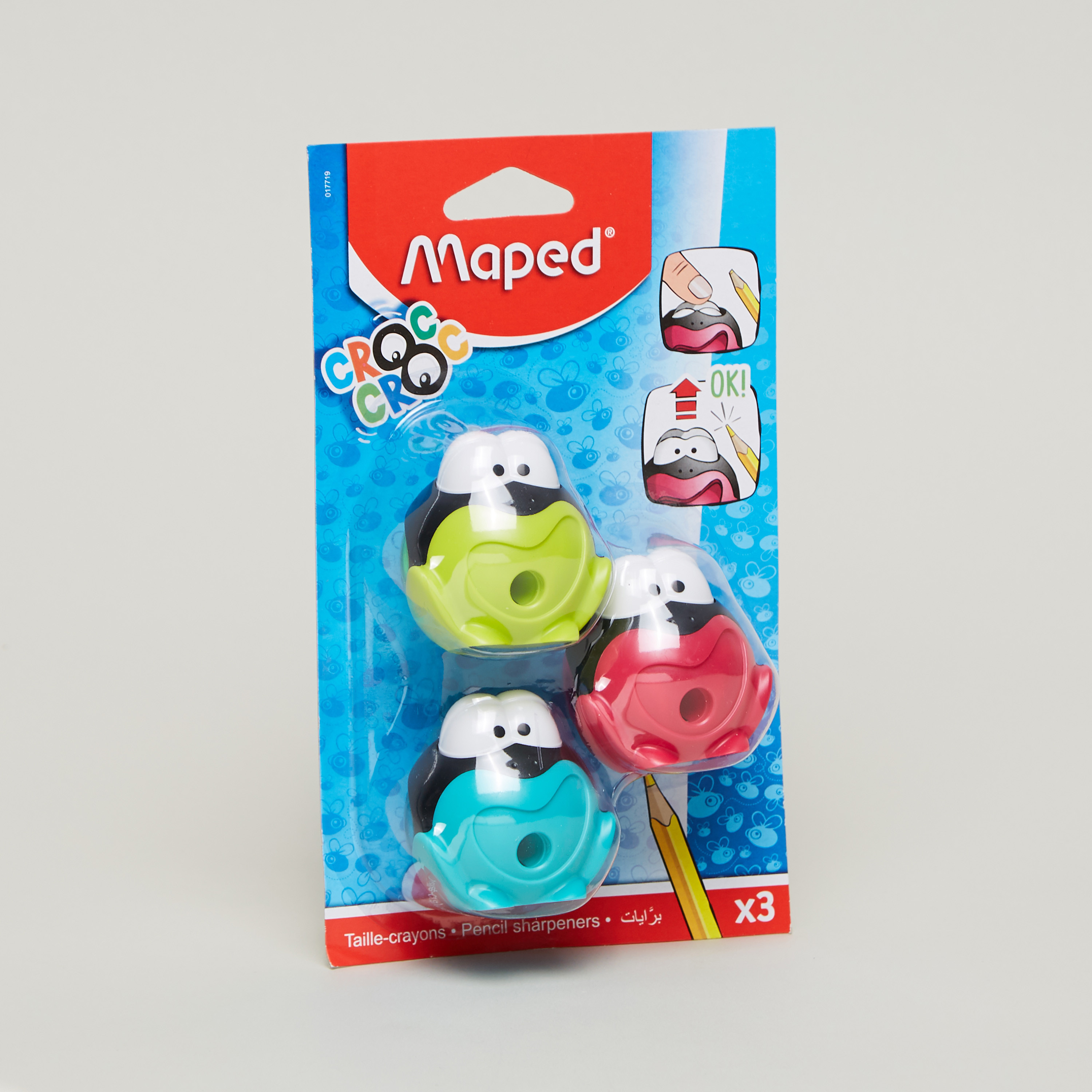 طقم مباري أقلام رصاص كروك كروك 3 قطع من مابيد-school-stationery-accessories-image-1