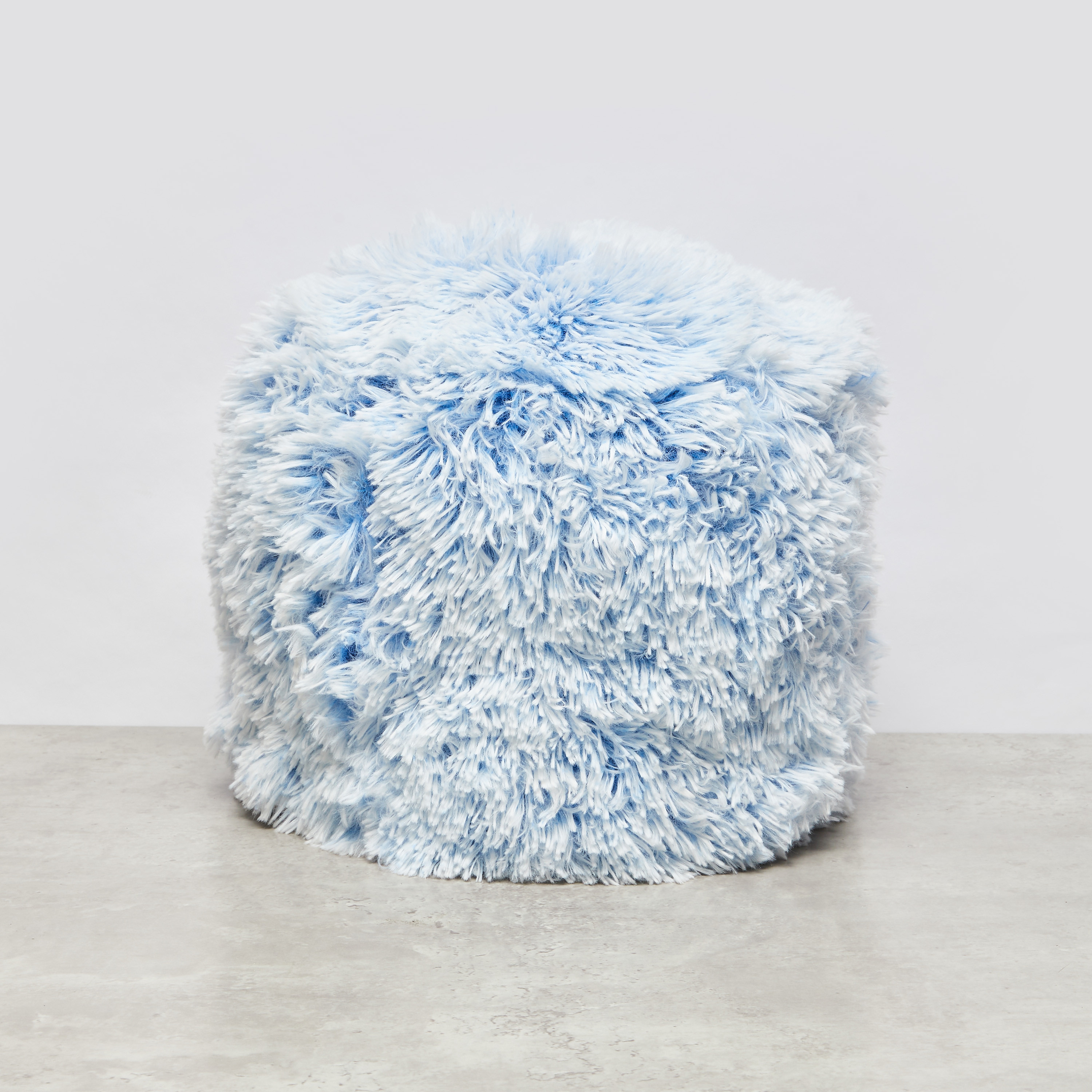 Blue hot sale fluffy cushions