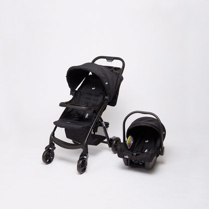 Joie Muze LX Black 2-Piece Travel System with Sun Canopy (Upto 3 years)-Modular Travel Systems-image-0