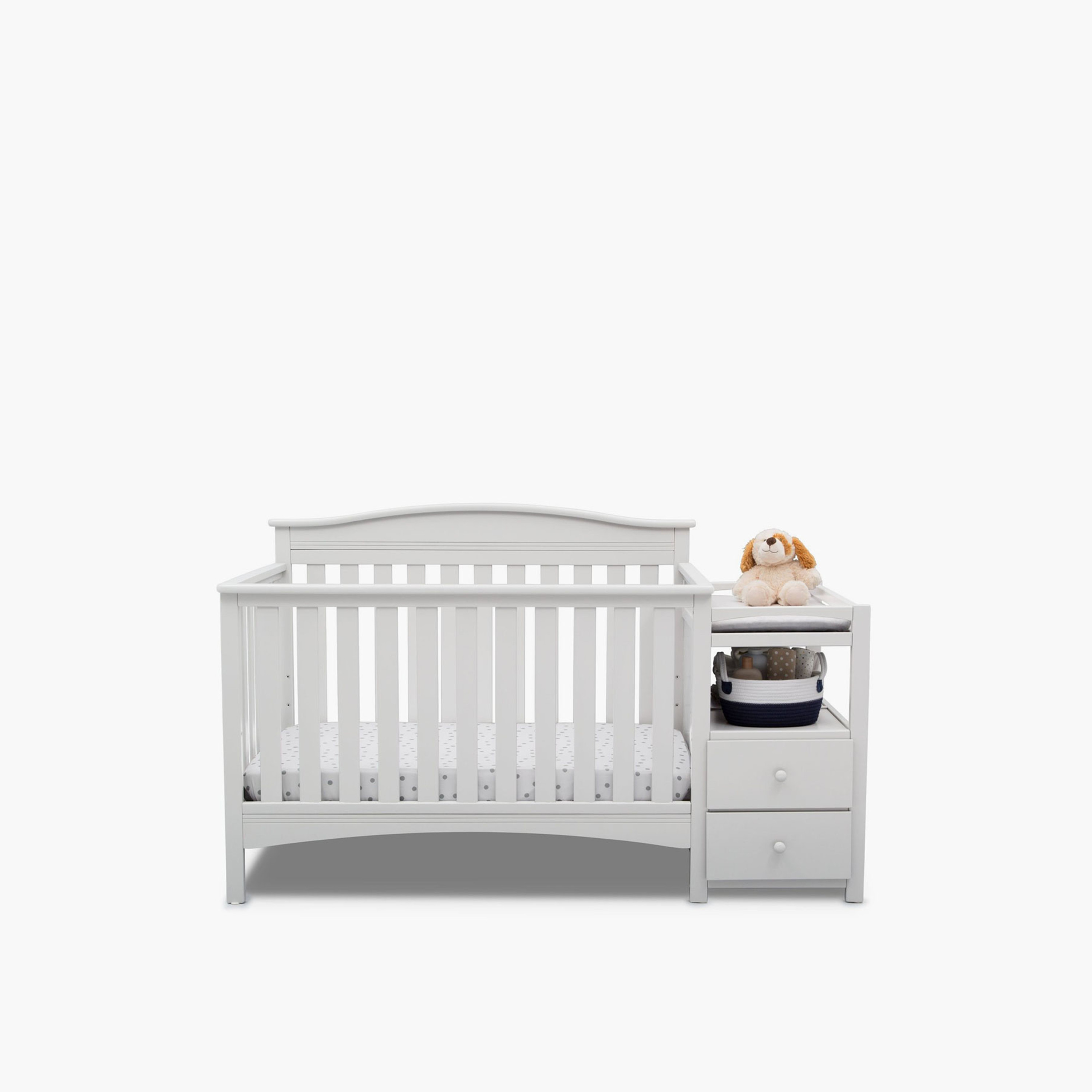 Delta crib with changing table on sale