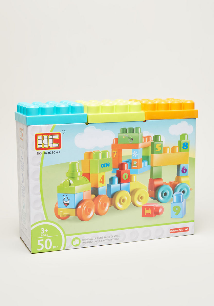 Huachi 50-Piece Toy Train Block Set-Blocks%2C Puzzles and Board Games-image-4