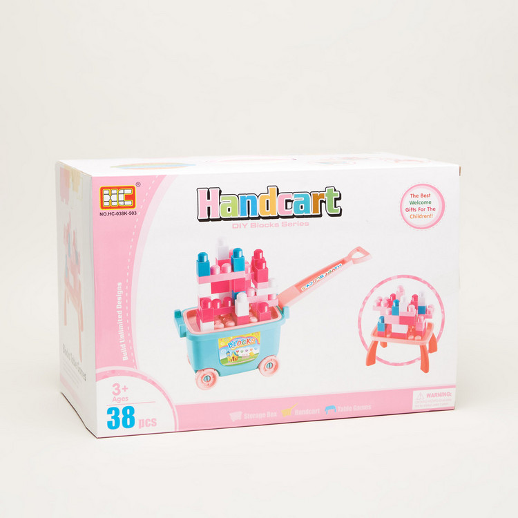 Huachi Handcart 38-Pieces Block Set