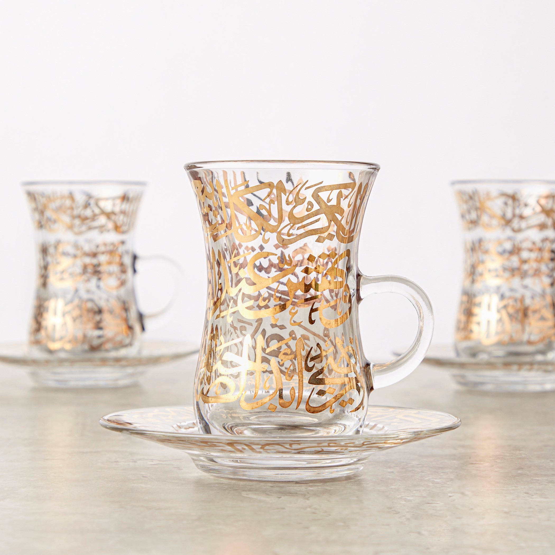 Dimlaj 12-Piece Tea Glass and Saucer Set-household-dining-teaandcoffee-teaandcoffeesets-image-4