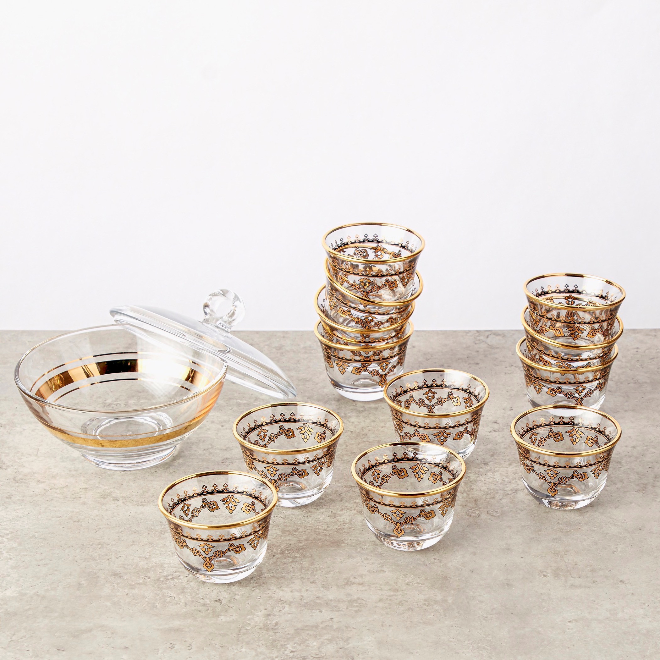 Dimlaj Duja Printed 14-Piece Cawa and Sugar Bowl Set-household-dining-glassware-drinkingglasses-image-3