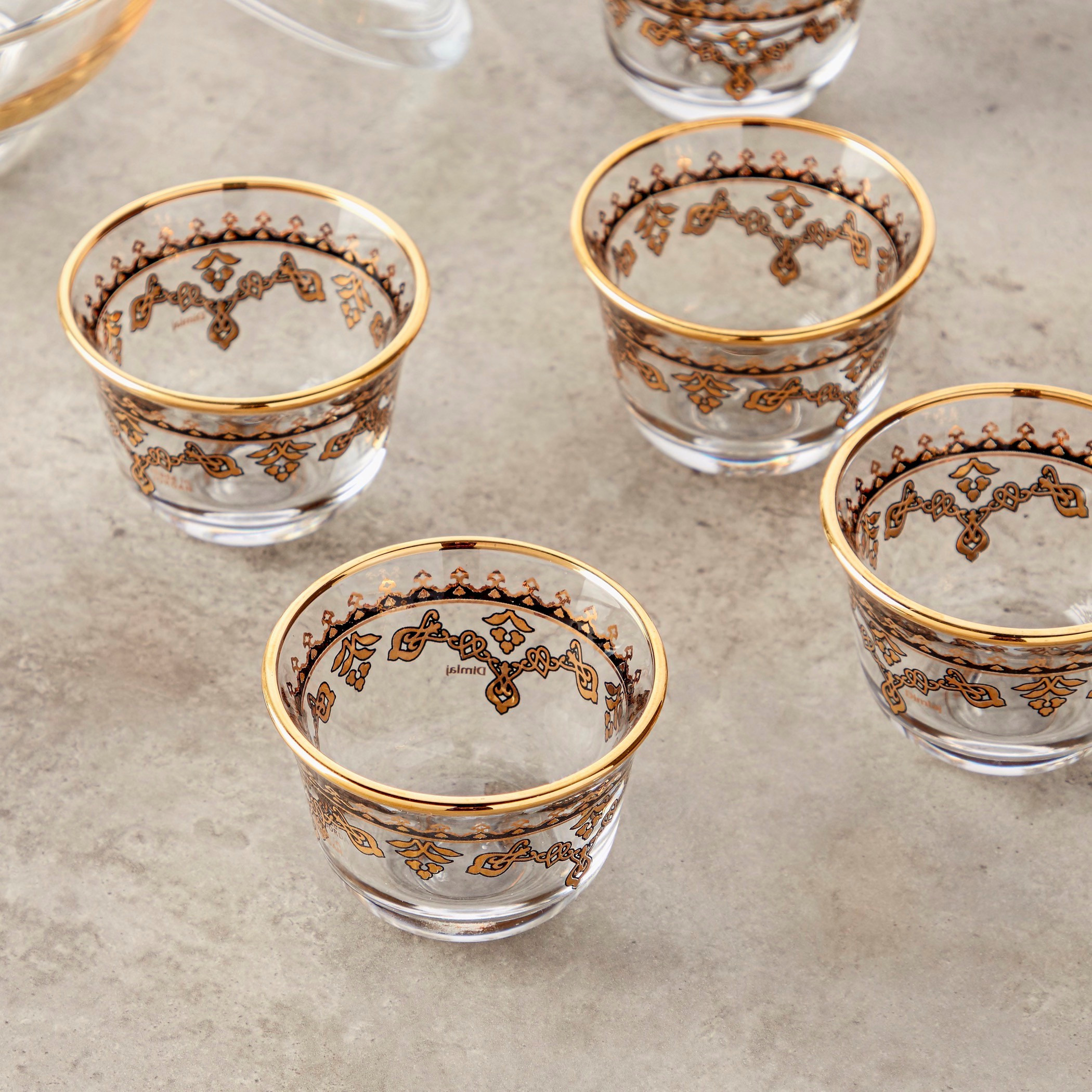 Dimlaj Duja Printed 14-Piece Cawa and Sugar Bowl Set-household-dining-glassware-drinkingglasses-image-5