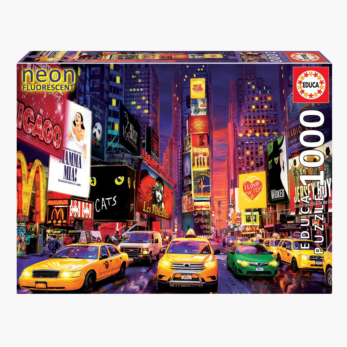 لعبة بازل تايمز سكوير نيويورك 1000 قطعة من إيديوكا-toys-blocksandpuzzles-image-1