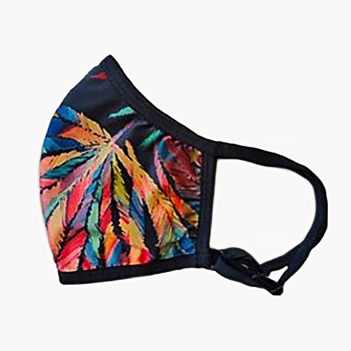 3-Layer Feather Print Reusable Fabric Mask-women-clothingaccessories-fashionmasks-image-1