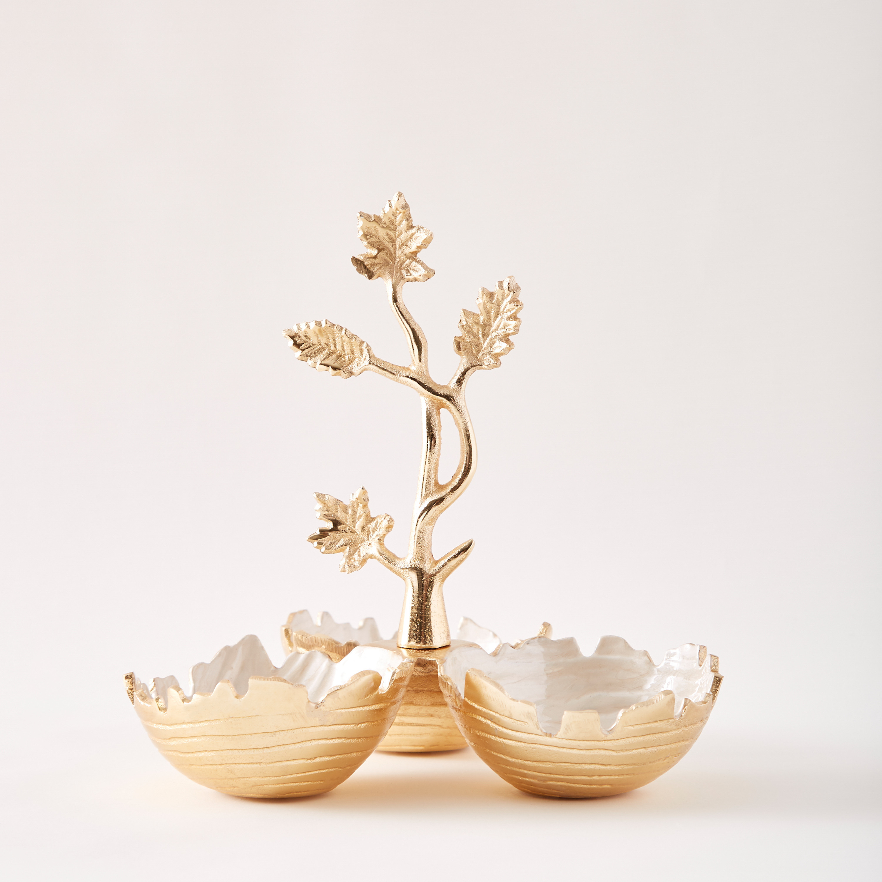 Autumn Leaf Enamel Nut Bowl - 25 cms-household-dining-dinnerware-bowls-image-1
