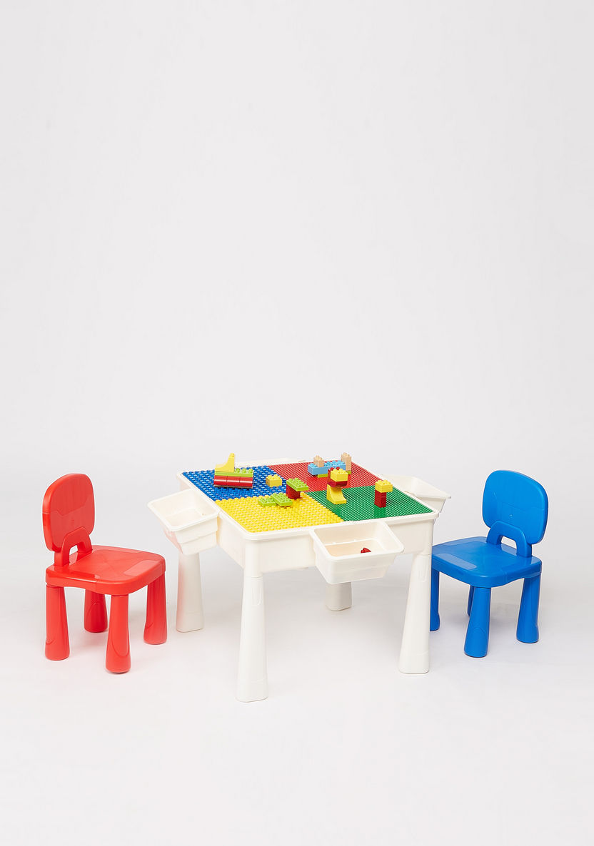 40-Piece Block Set with Table and 4 Storages-Blocks%2C Puzzles and Board Games-image-0