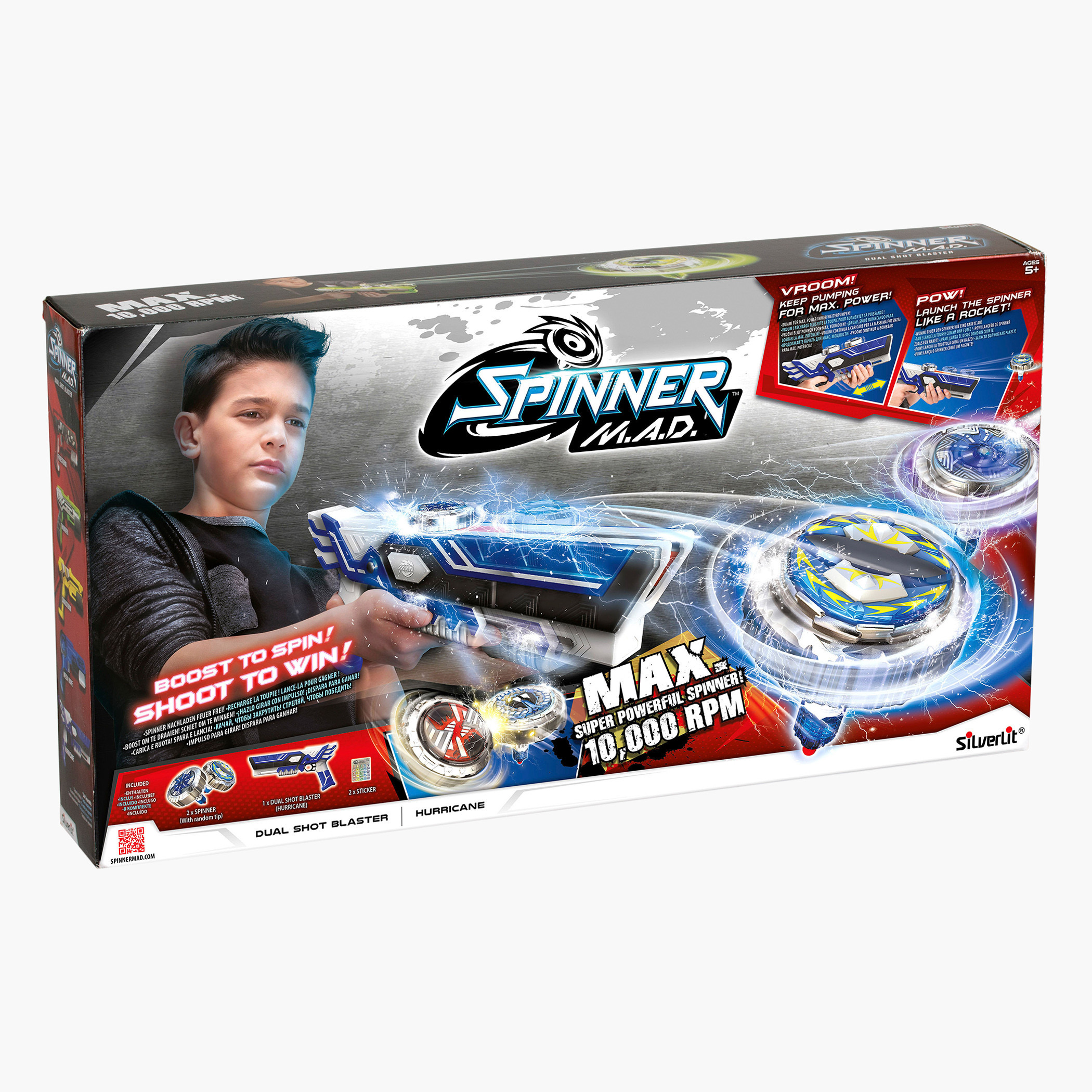 مجموعة ألعاب مسدس بيرست سبينر ماد شوت من بي بليد-toys-playfigures-actionplaysets-image-2