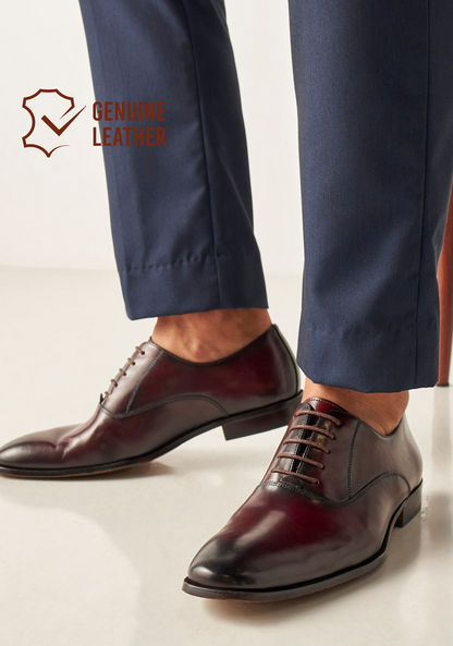 Duchini Men's Lace-Up Oxford Shoes-Men%27s Formal Shoes-image-0