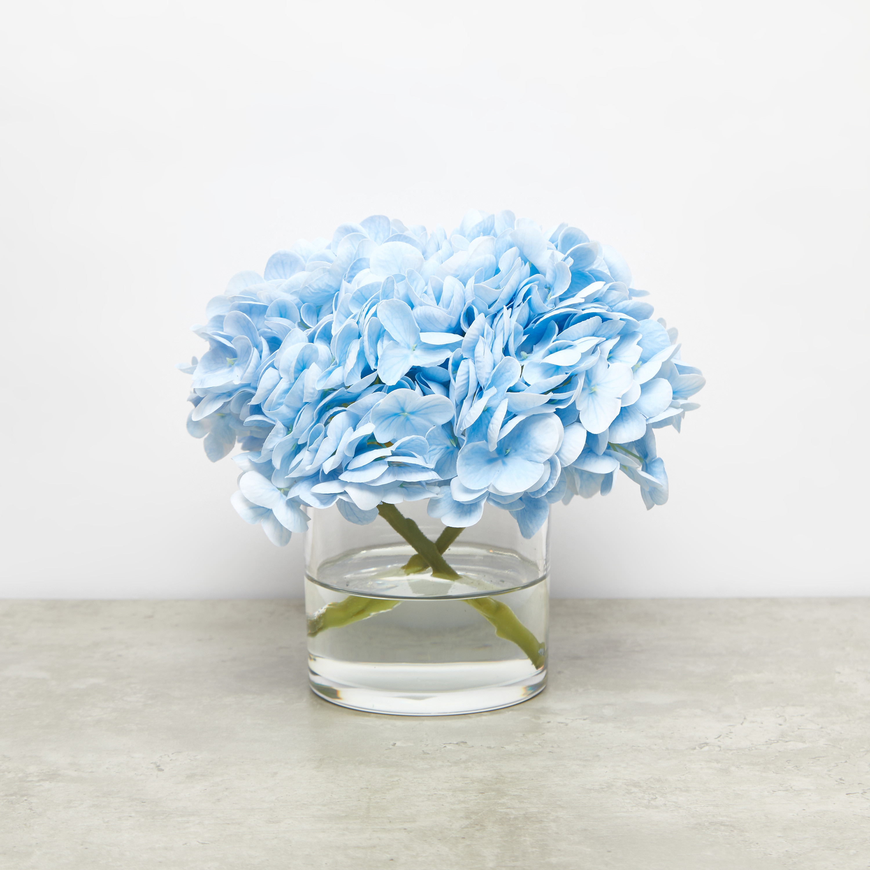 Shop Artificial Hydrangea Flowers in Cylindrical Vase - 18 cms Online ...