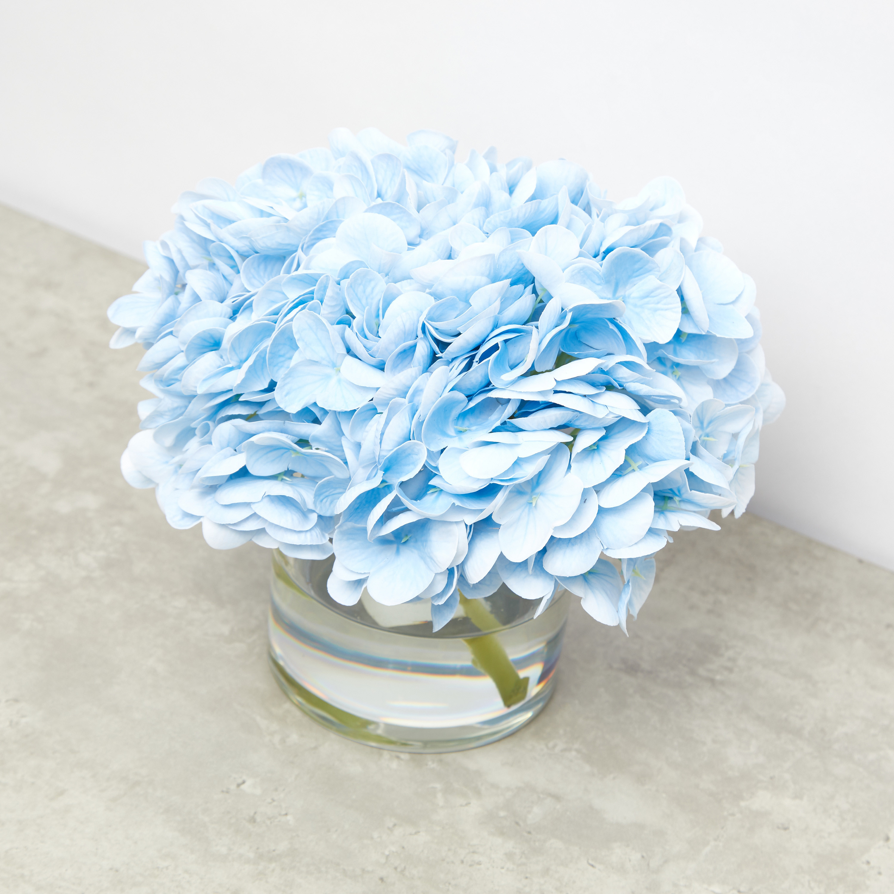 Shop Artificial Hydrangea Flowers in Cylindrical Vase - 18 cms Online ...