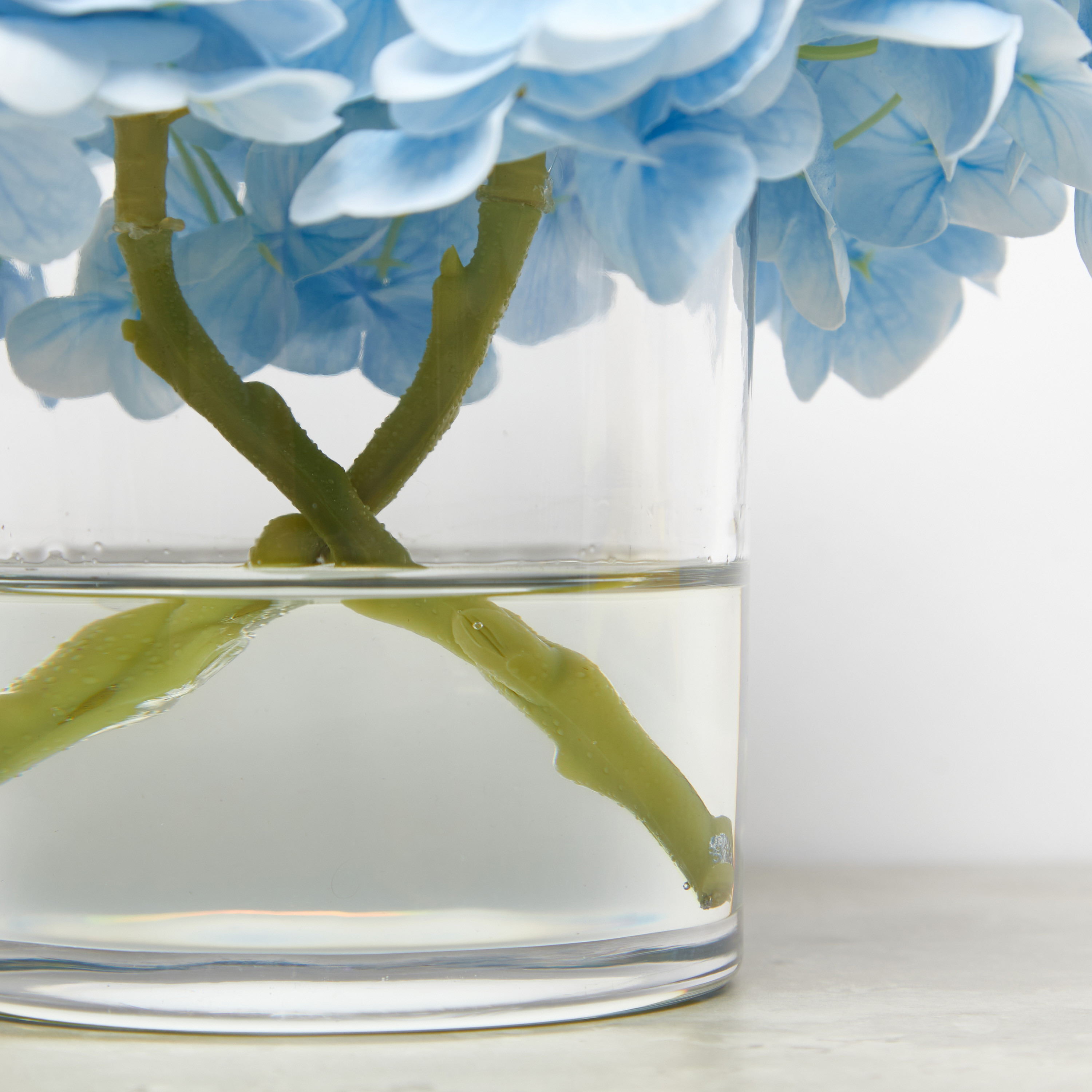 Shop Artificial Hydrangea Flowers in Cylindrical Vase - 18 cms Online ...