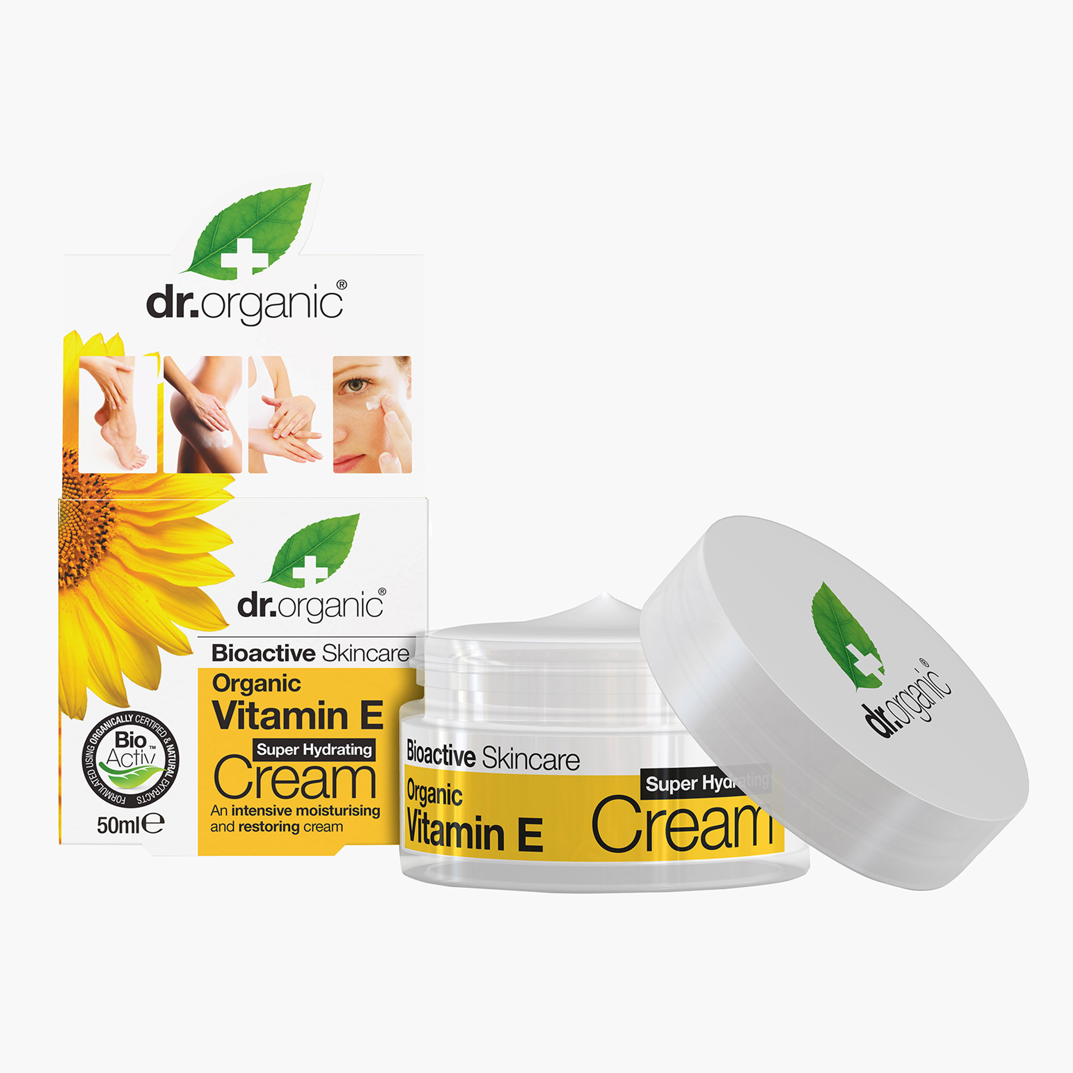 dr.organic Vitamin E Super Hydrating Cream - 50 ml-beautyandpersonalcare-skin-moisturisers-facemoisturisers-image-1